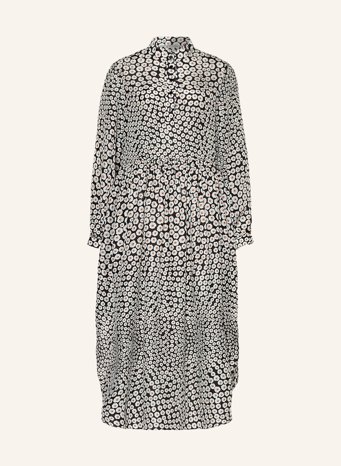 Image of Stella Mccartney Seidenkleid schwarz