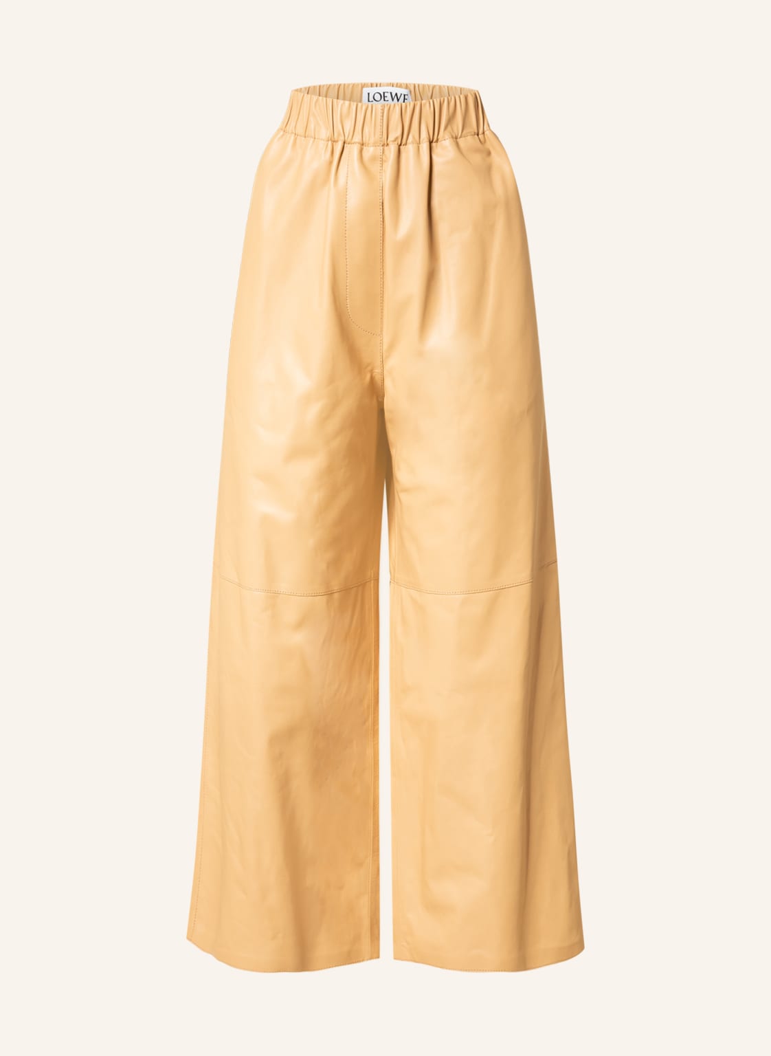 Image of Loewe Leder-Culotte beige