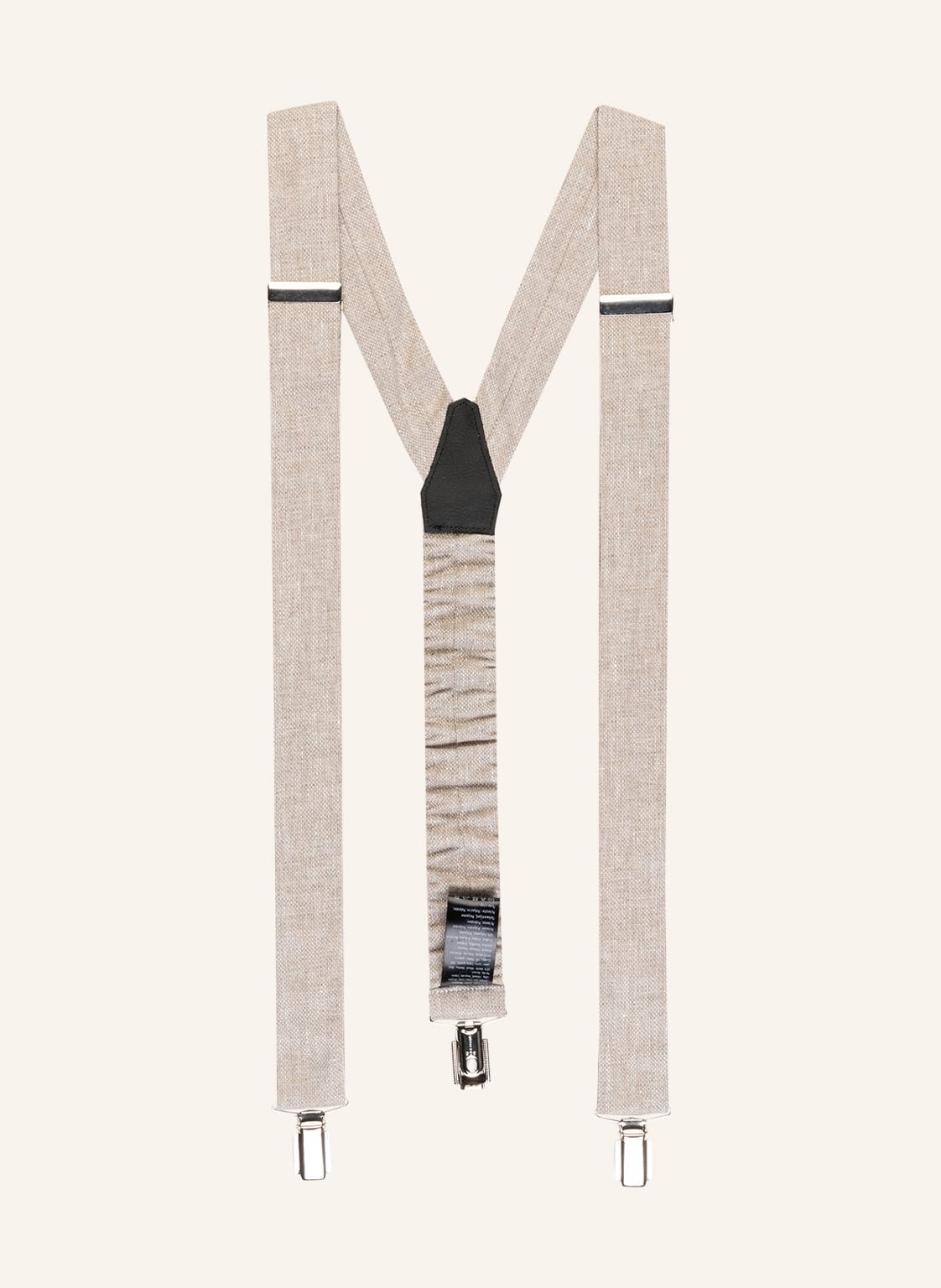 Image of Digel Hosenträger Lac Mit Leinen beige