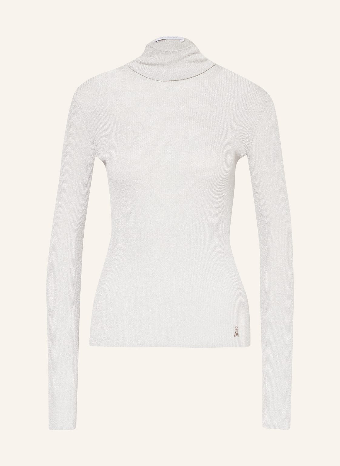 Image of Patrizia Pepe Pullover Mit Glitzergarn grau