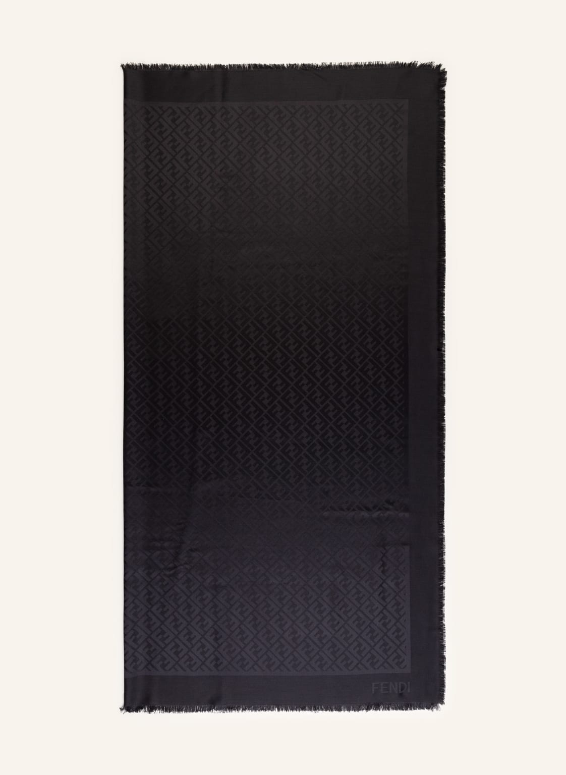 Image of Fendi Schal Mit Seide schwarz