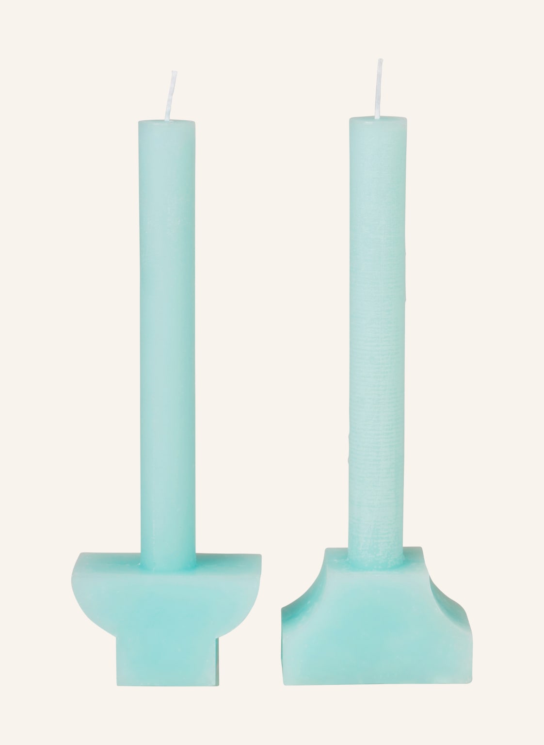 Image of Broste Copenhagen 2er-Set Kerzen Pilas gruen