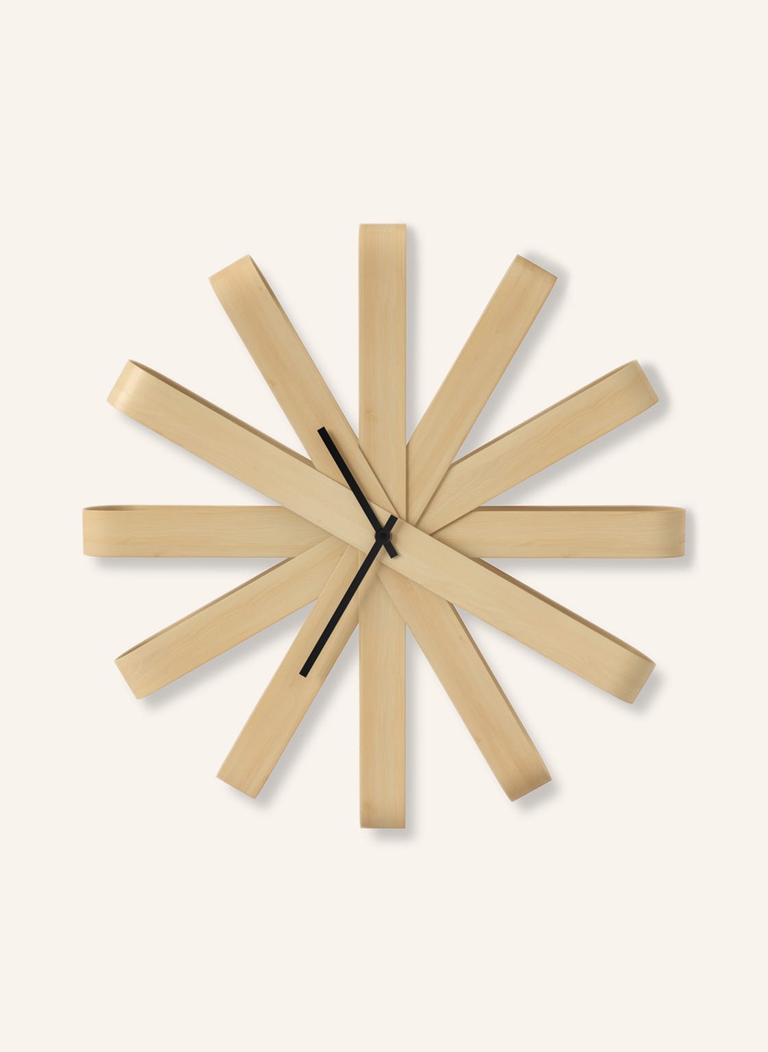 Image of Umbra Wanduhr Ribbon beige