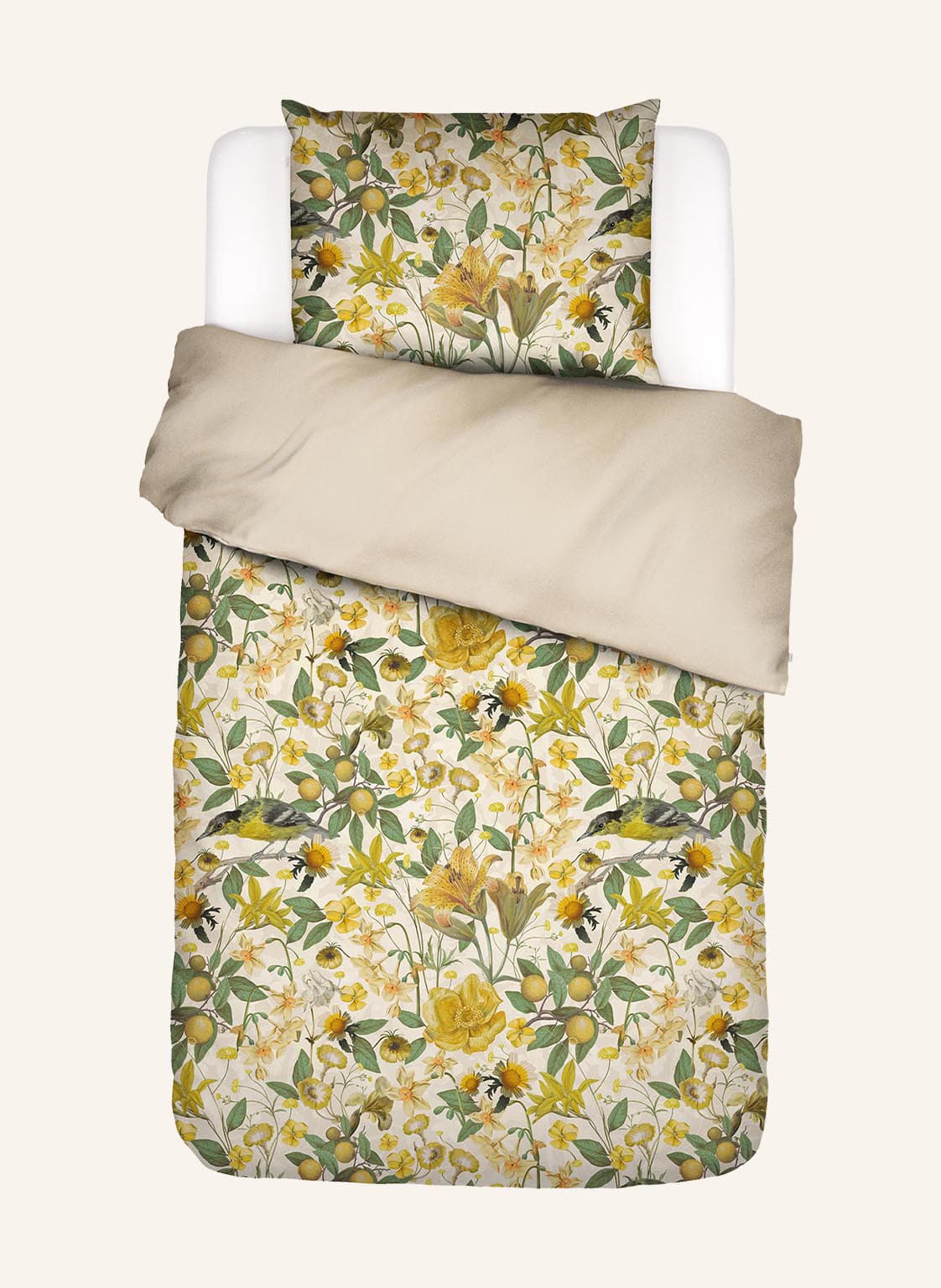 Image of Essenza Bettwäsche Lisa Zum Wenden gelb