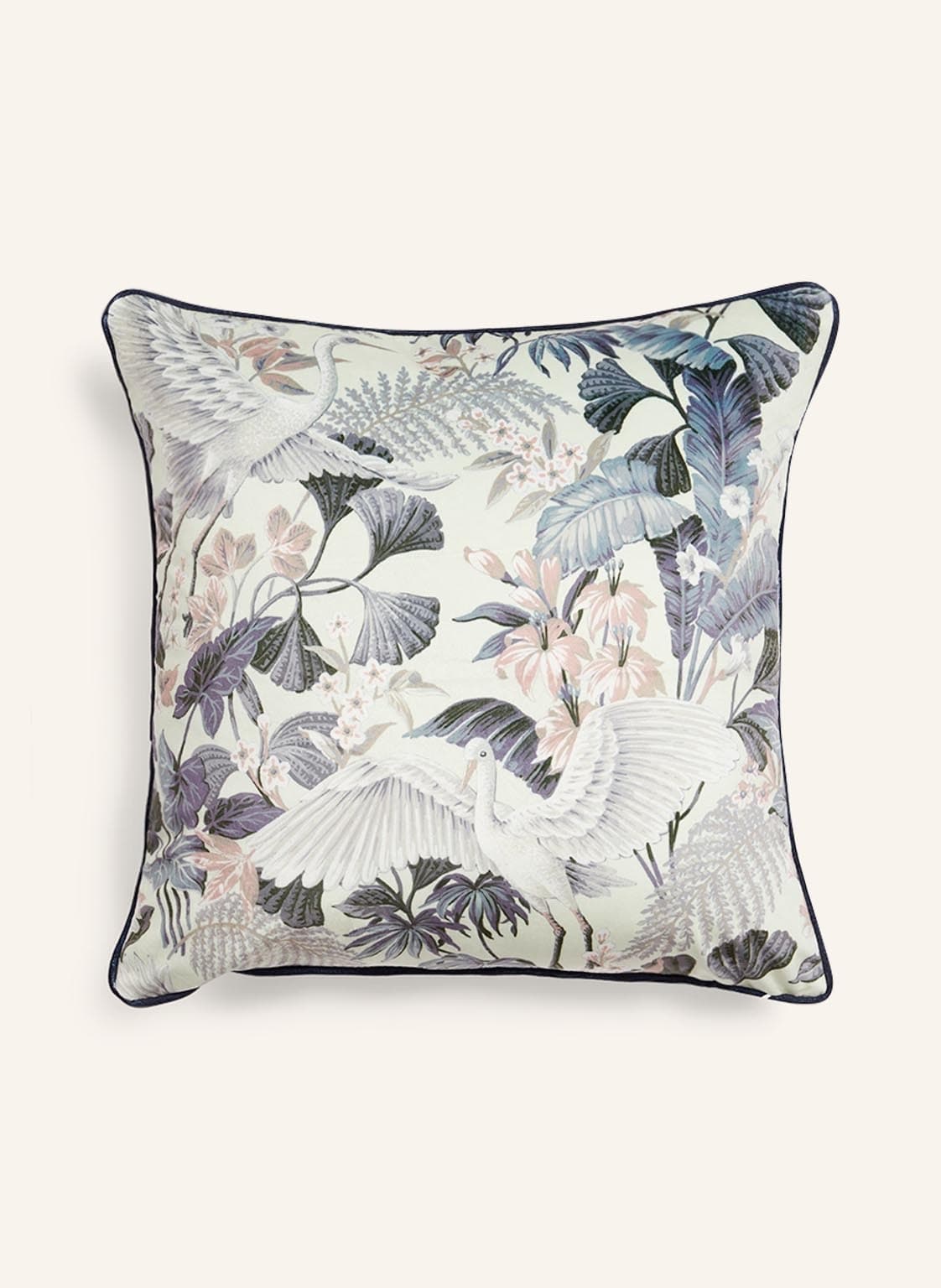 Image of Essenza Samt-Dekokissen Diem gruen