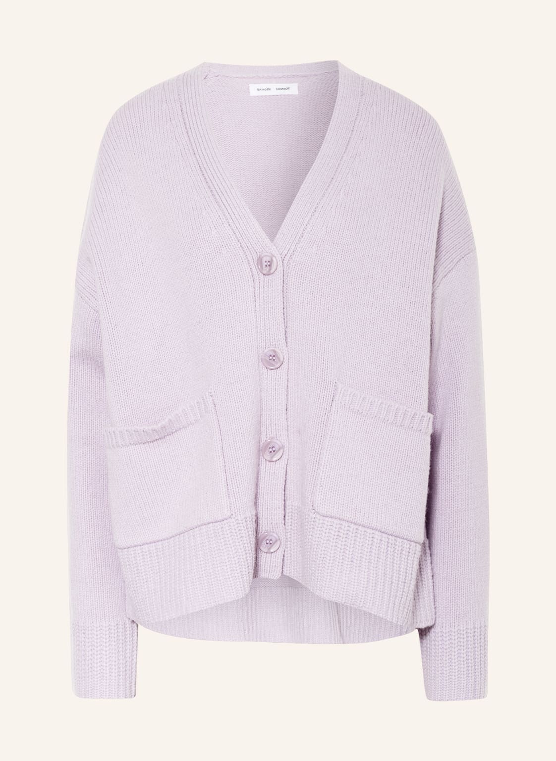 Image of Samsøe Samsøe Oversized-Strickhülle Keik violett