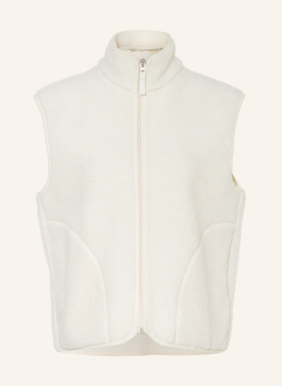Image of Samsøe Samsøe Teddyfell-Weste Helga weiss
