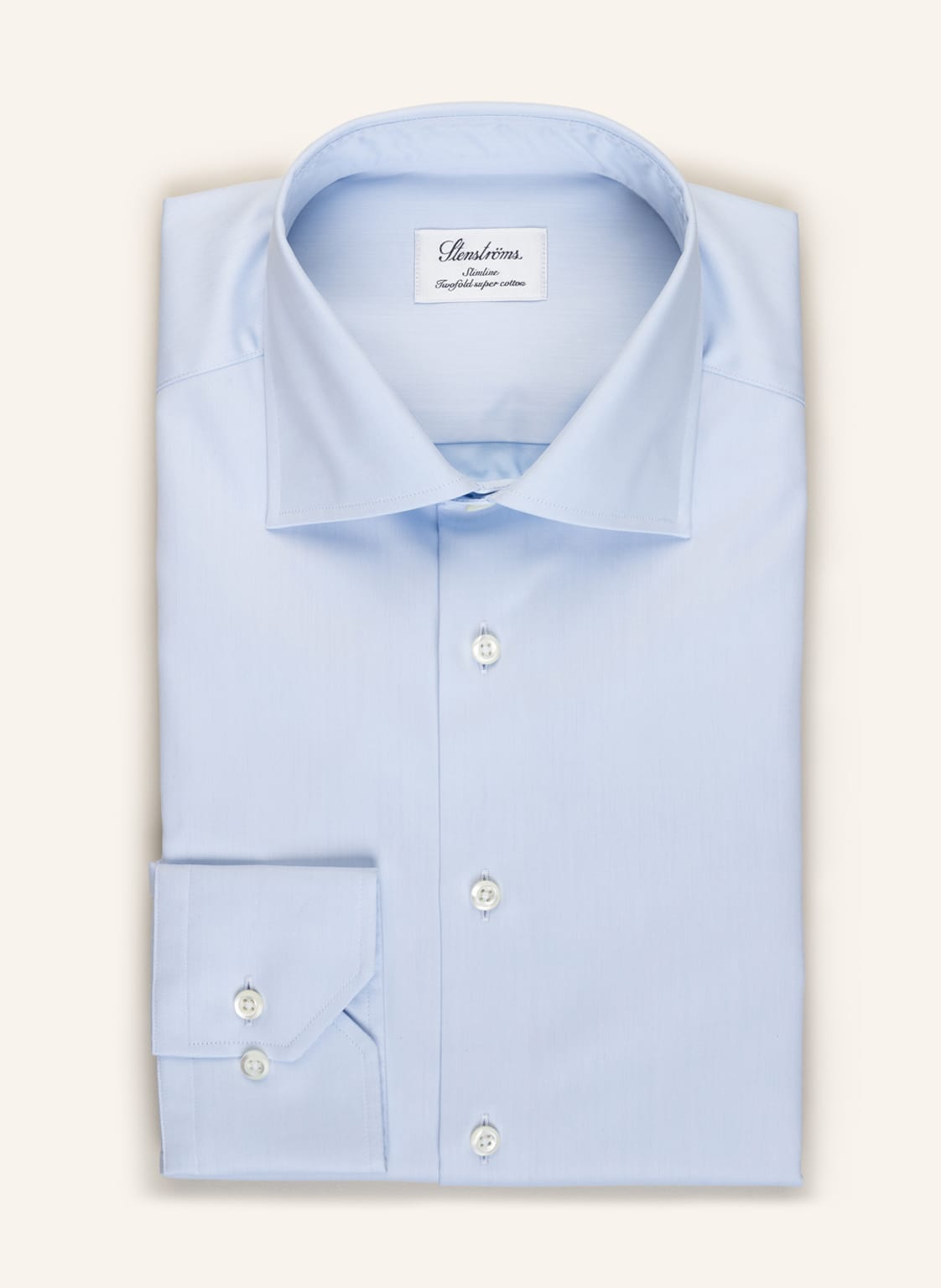 Image of Stenströms Hemd Slim Line Fit blau