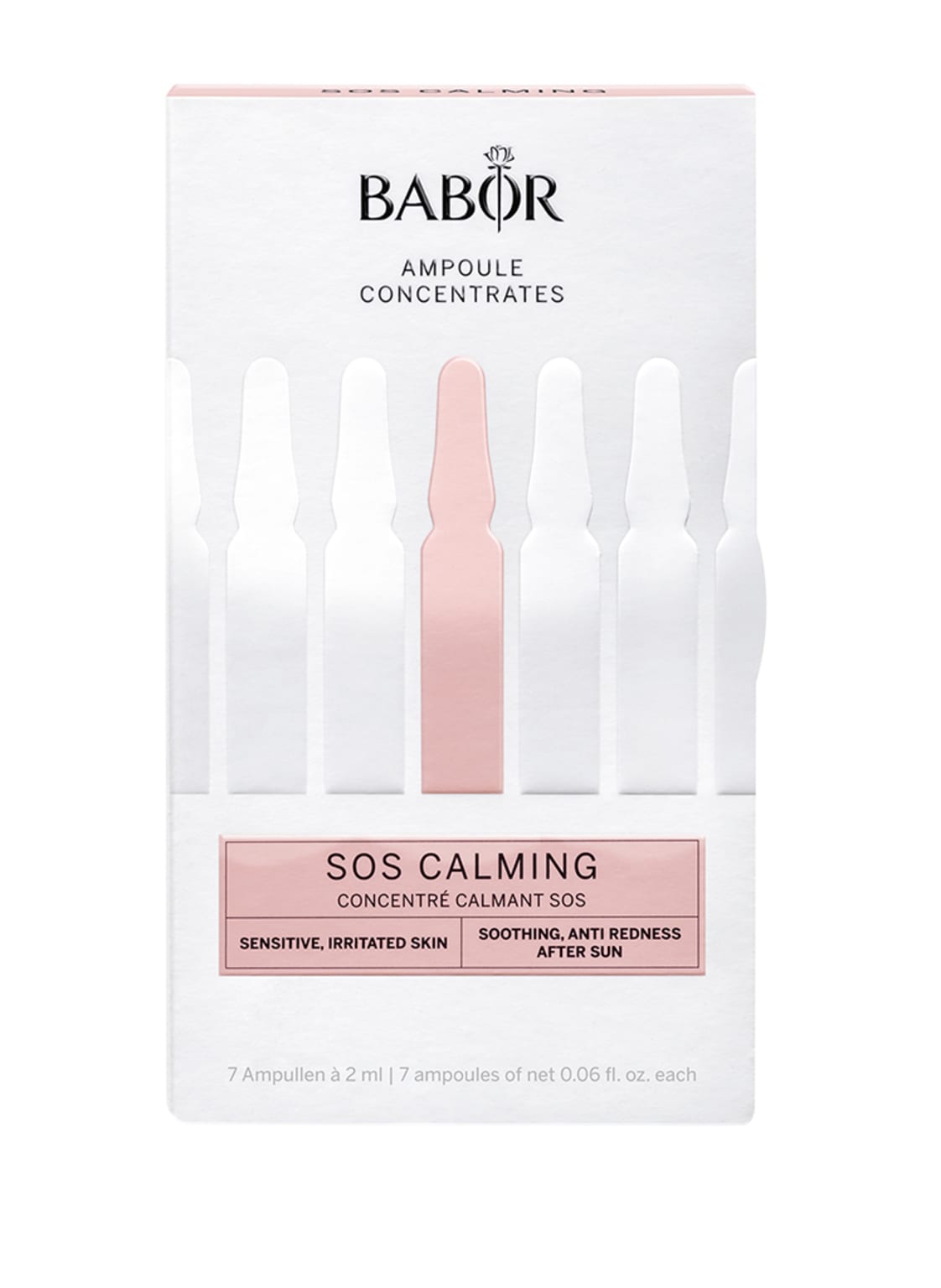 Image of Babor Ampoule Concentrates SOS Calming Ampullen (7 x 2 ml) 14 ml