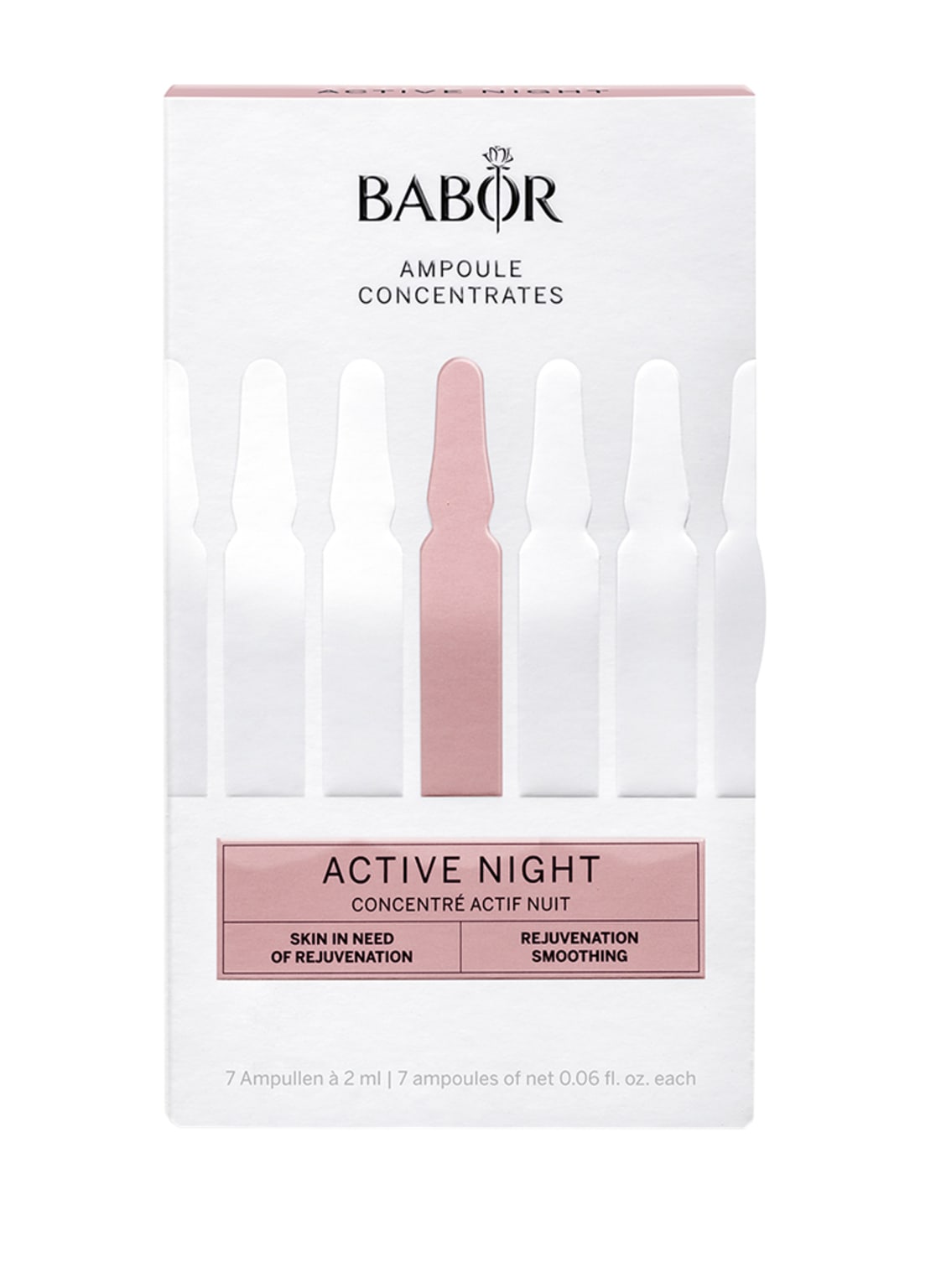 Image of Babor Ampoule Concentrates Active Night Ampullen (7 x 2 ml) 14 ml