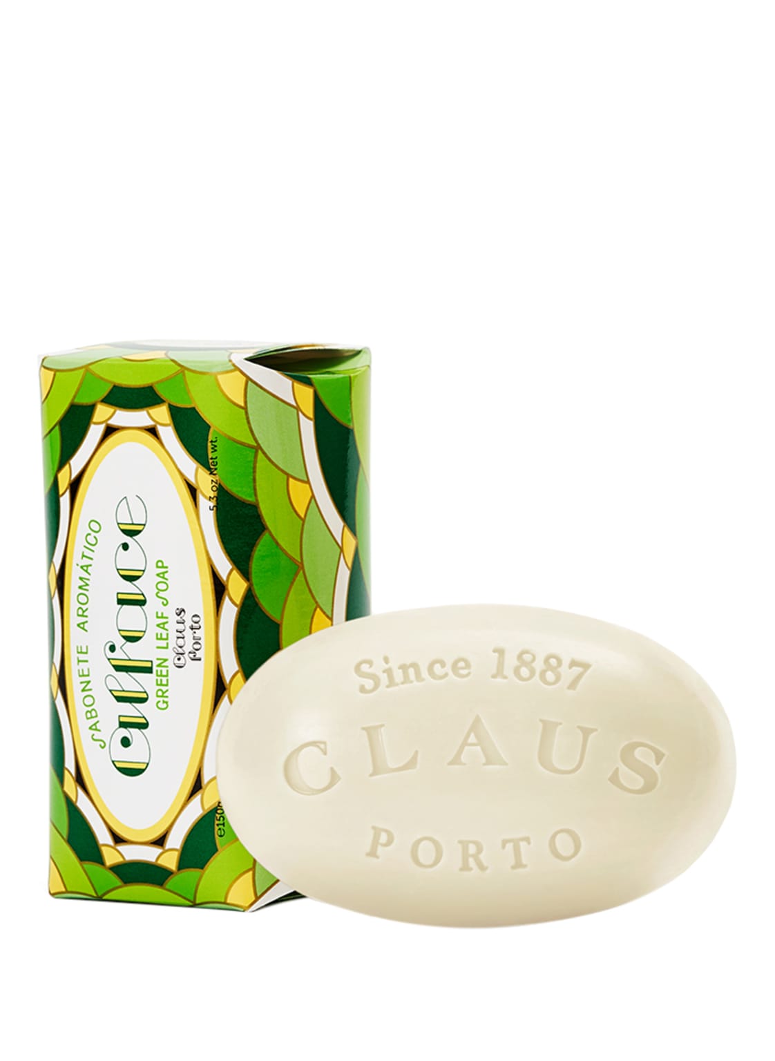 Image of Claus Porto Alface Grean Leaf Seife 150 g