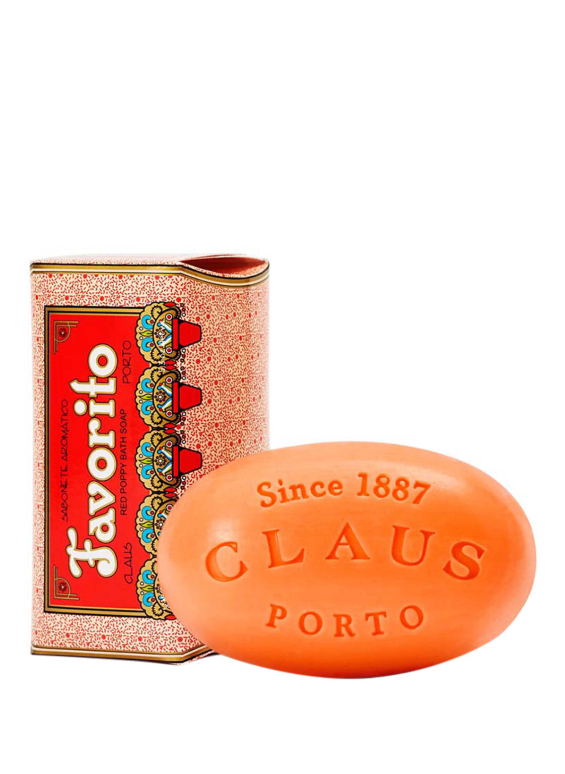 Image of Claus Porto Favorito Red Poppy Seife 150 g