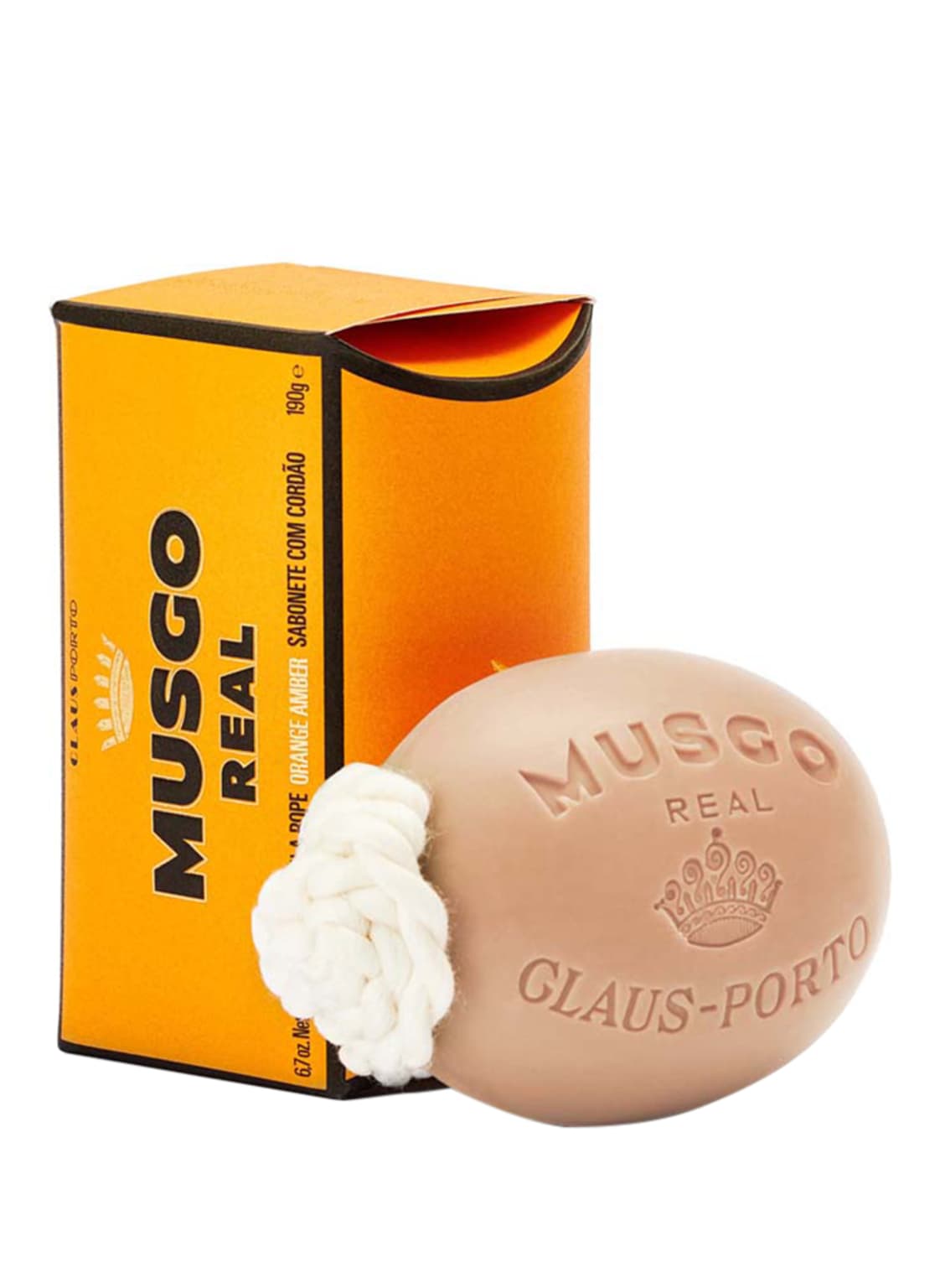 Image of Claus Porto Musgo Real Orange Amber Seife 190 g