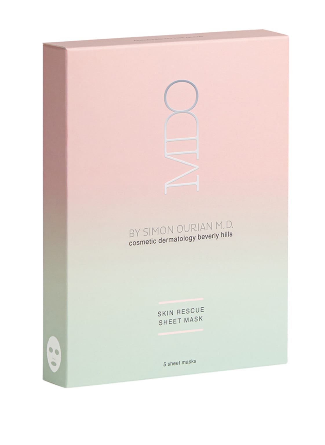 Image of Mdo By Simon Ourian M.D. Skin Rescue Sheet Mask Gesichtsmaske (5 Stück)