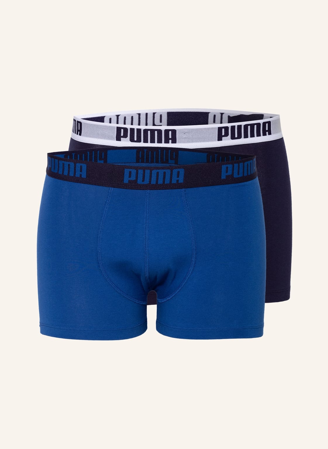 Image of Puma 2er-Pack Boxershorts Cotton Stretch blau
