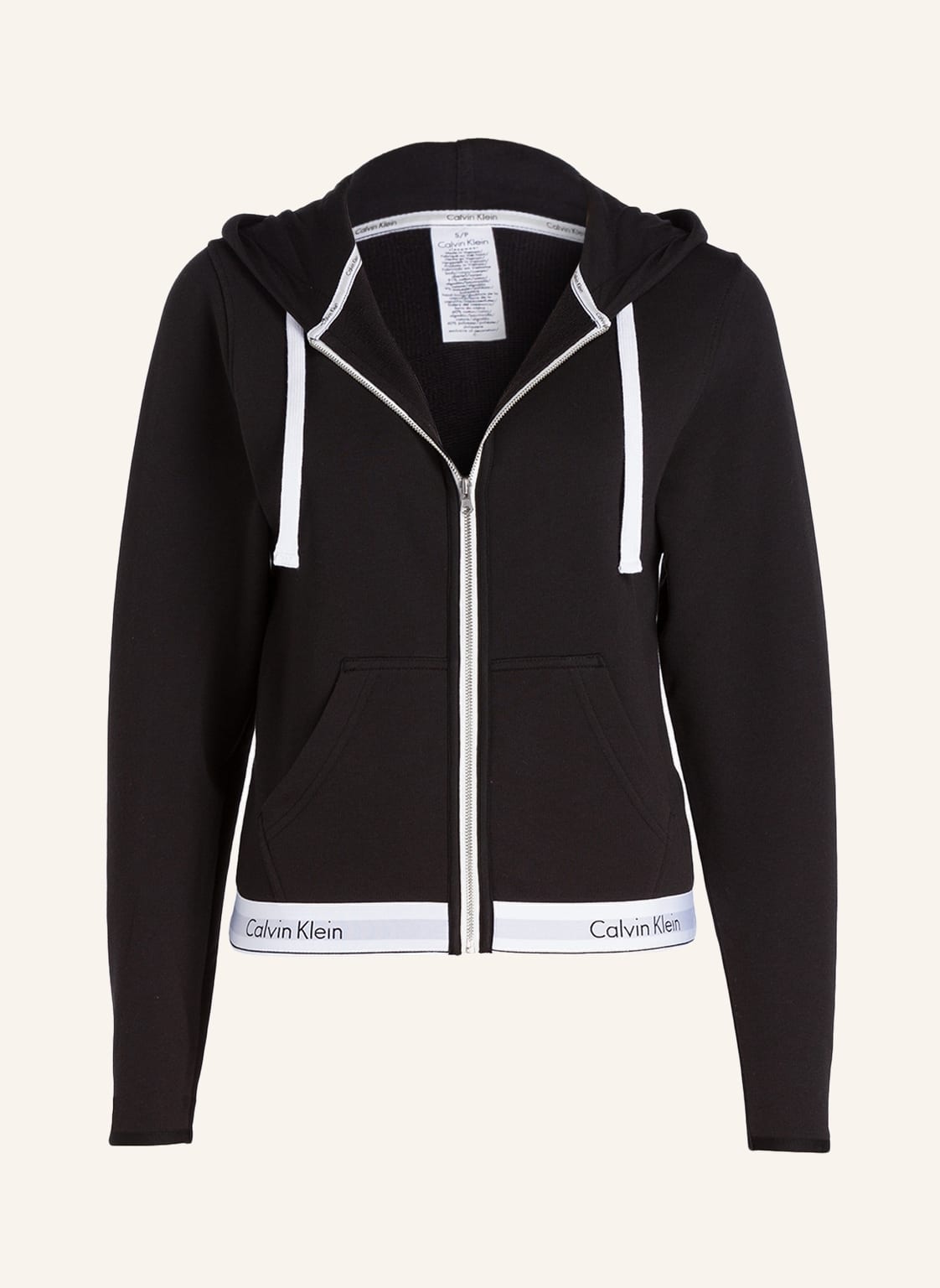 Image of Calvin Klein Lounge-Sweatjacke schwarz