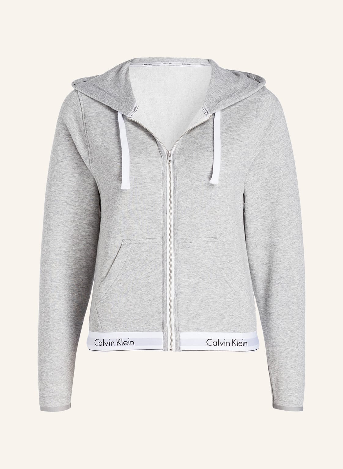Image of Calvin Klein Lounge-Sweatjacke grau