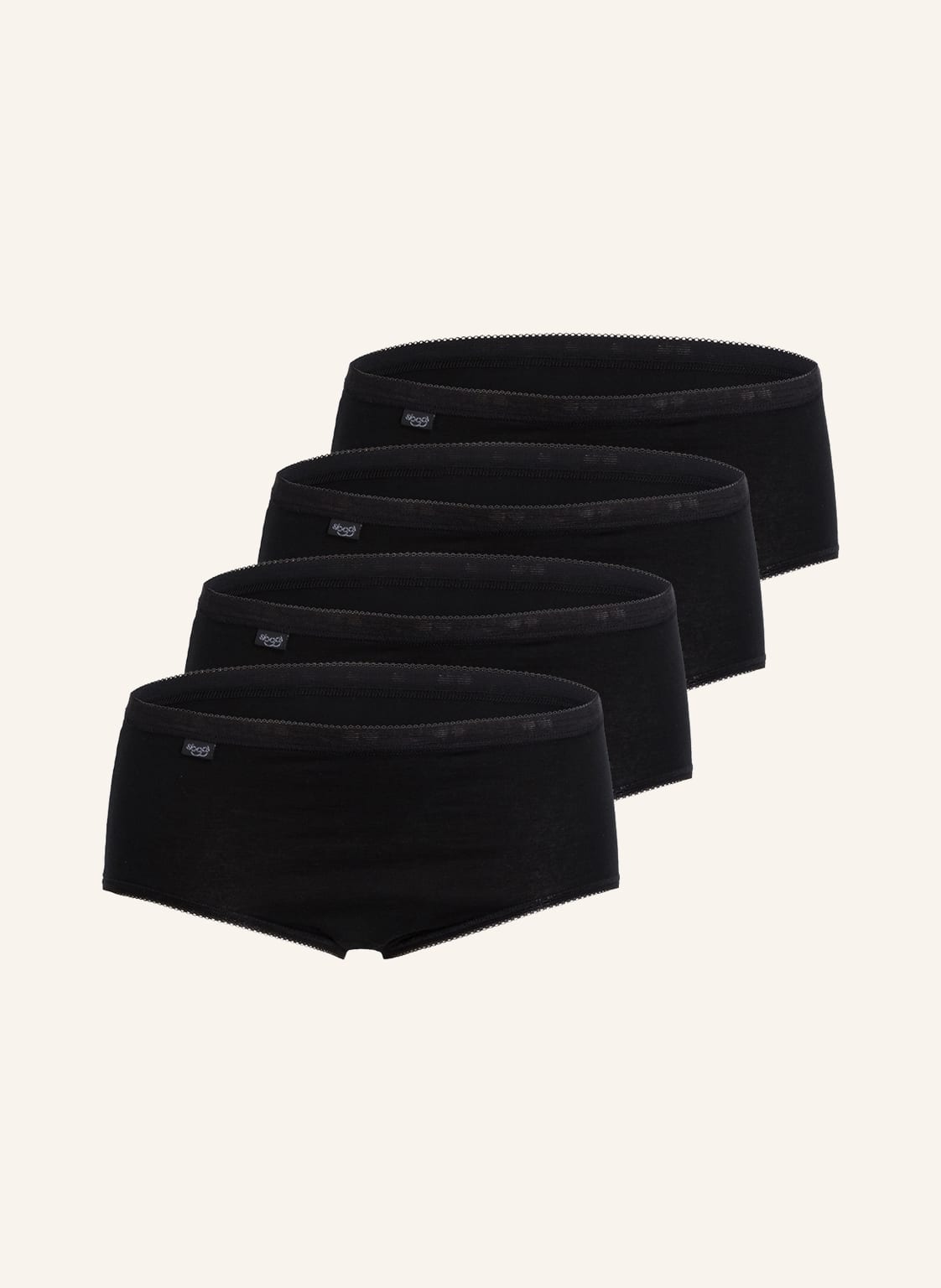 Image of Sloggi 4er-Pack Panties Basic+ schwarz