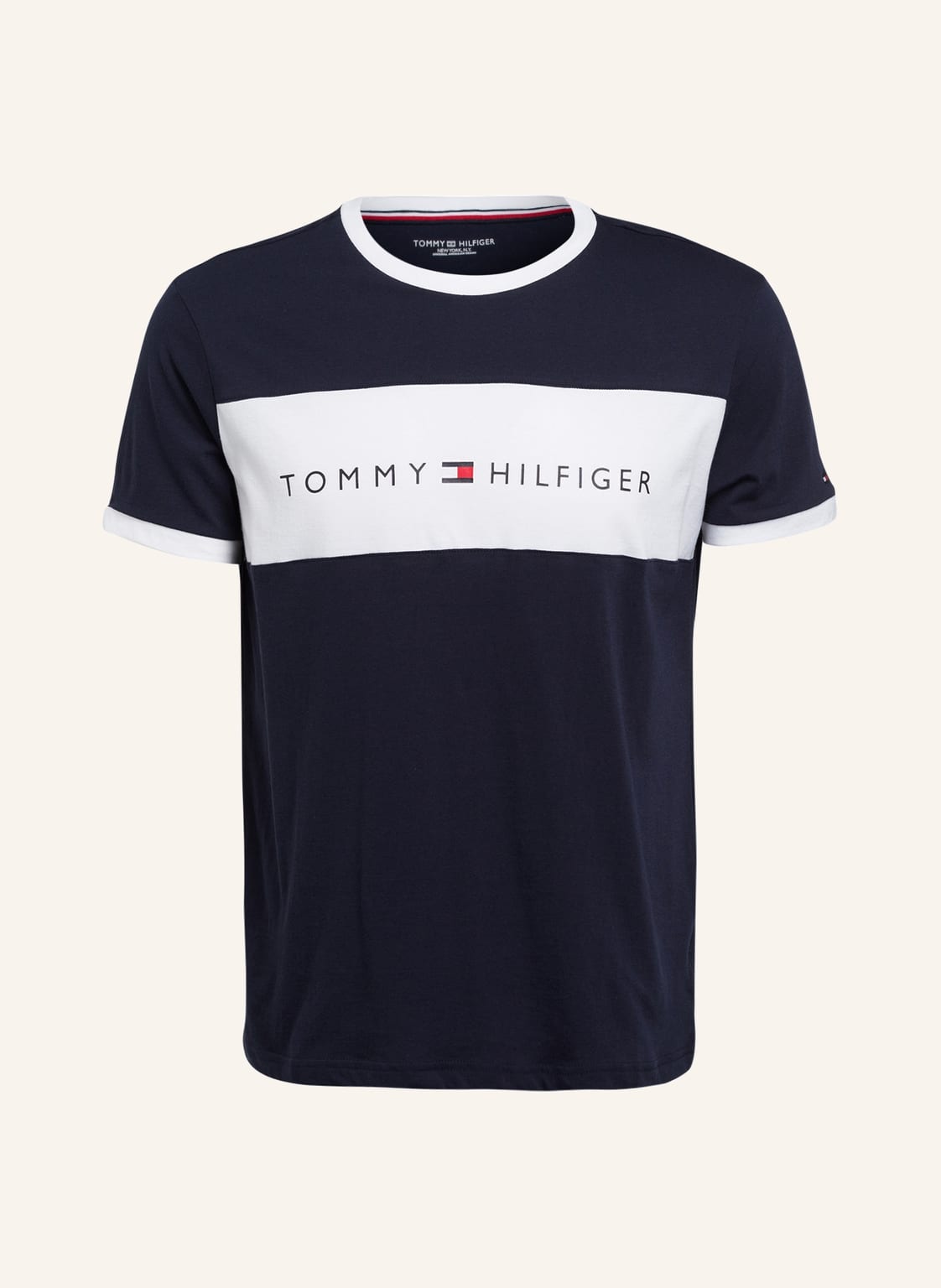 Image of Tommy Hilfiger Lounge-Shirt blau