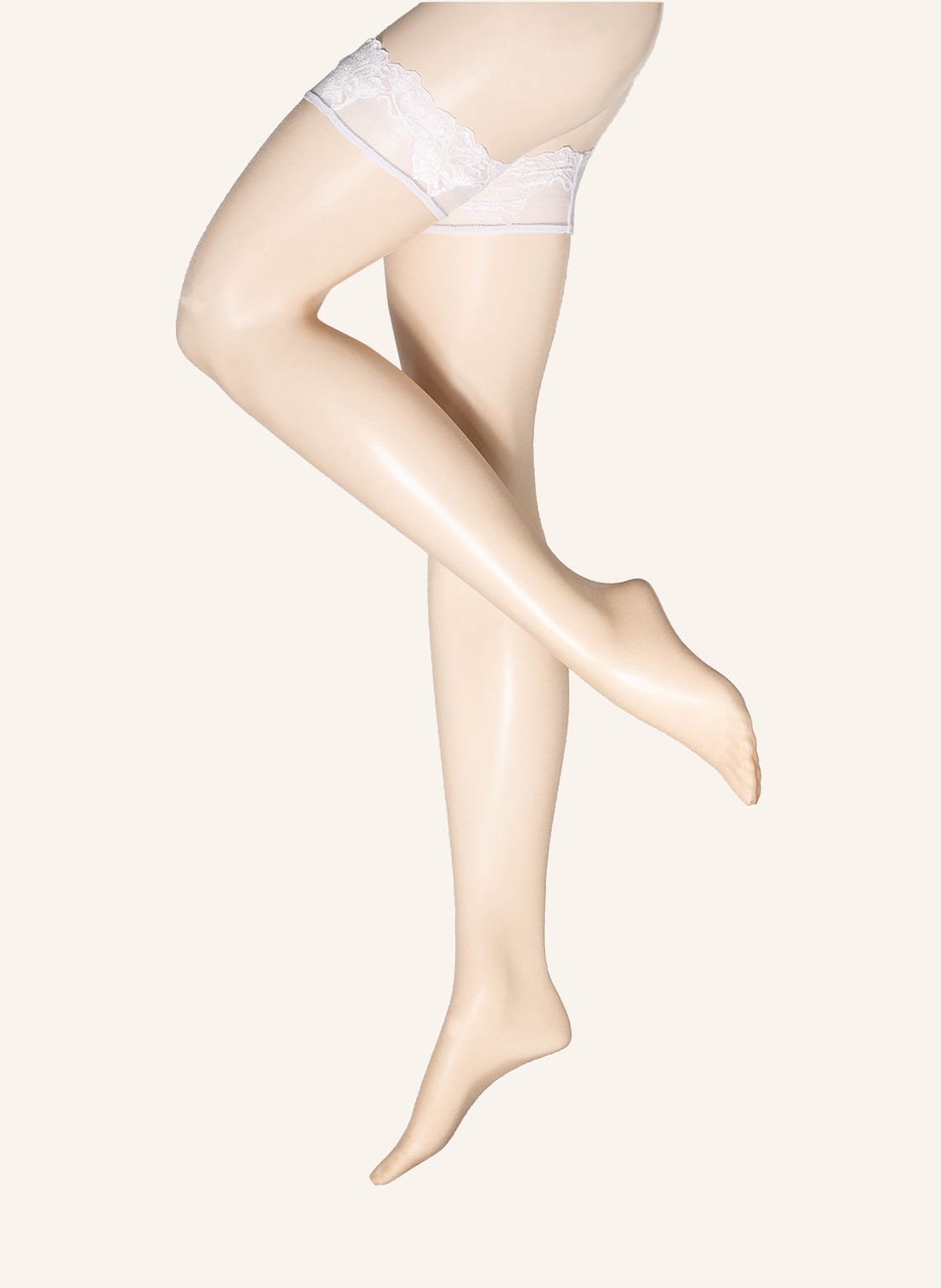 Image of Wolford Halterlose Feinstrümpfe Nude beige