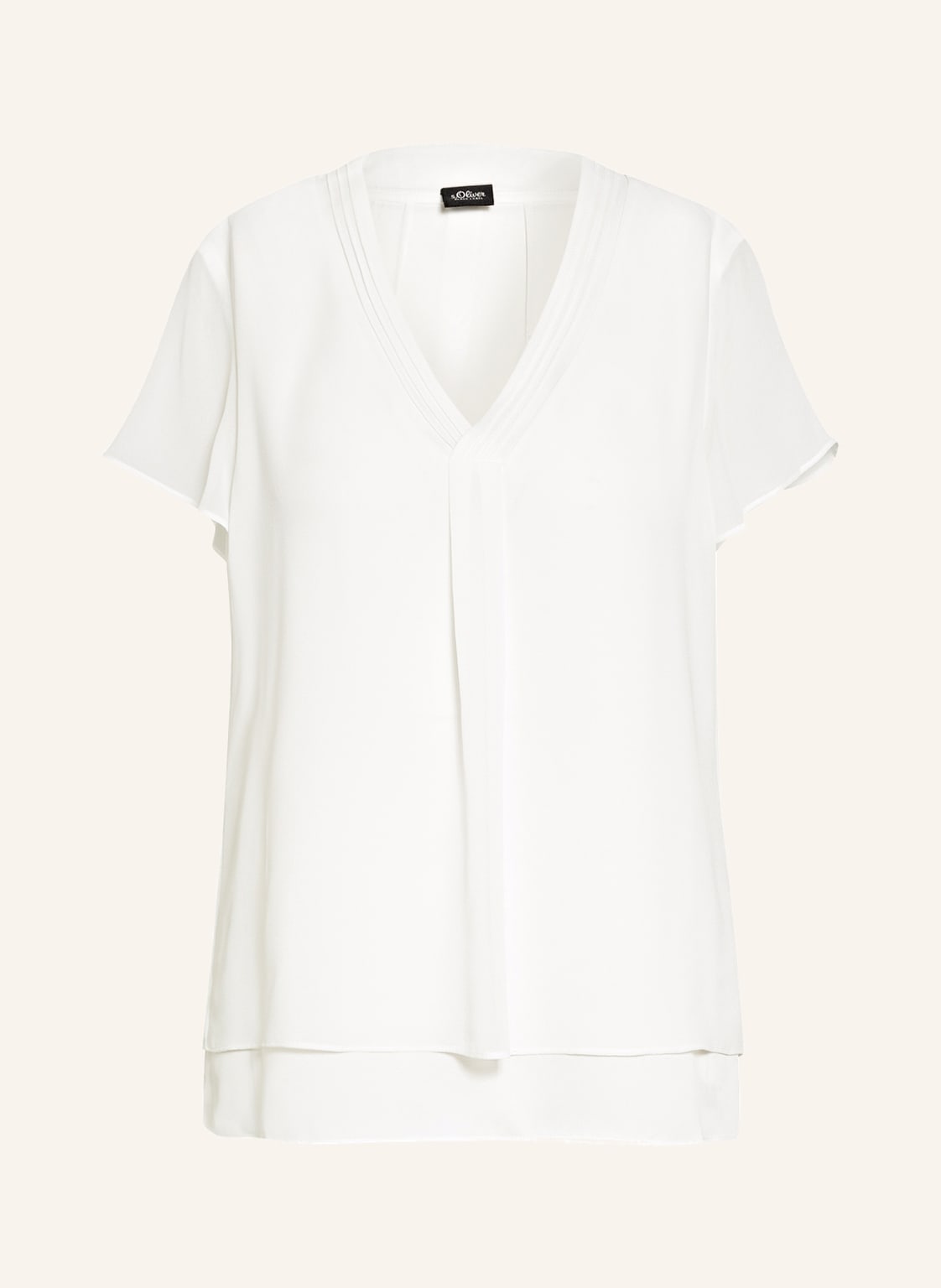 Image of S.Oliver Black Label Blusenshirt weiss