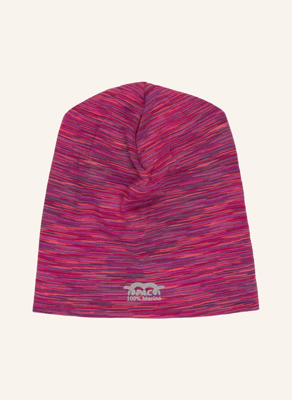 Image of P.A.C. Multifunktionsmütze Aus Merinowolle orange