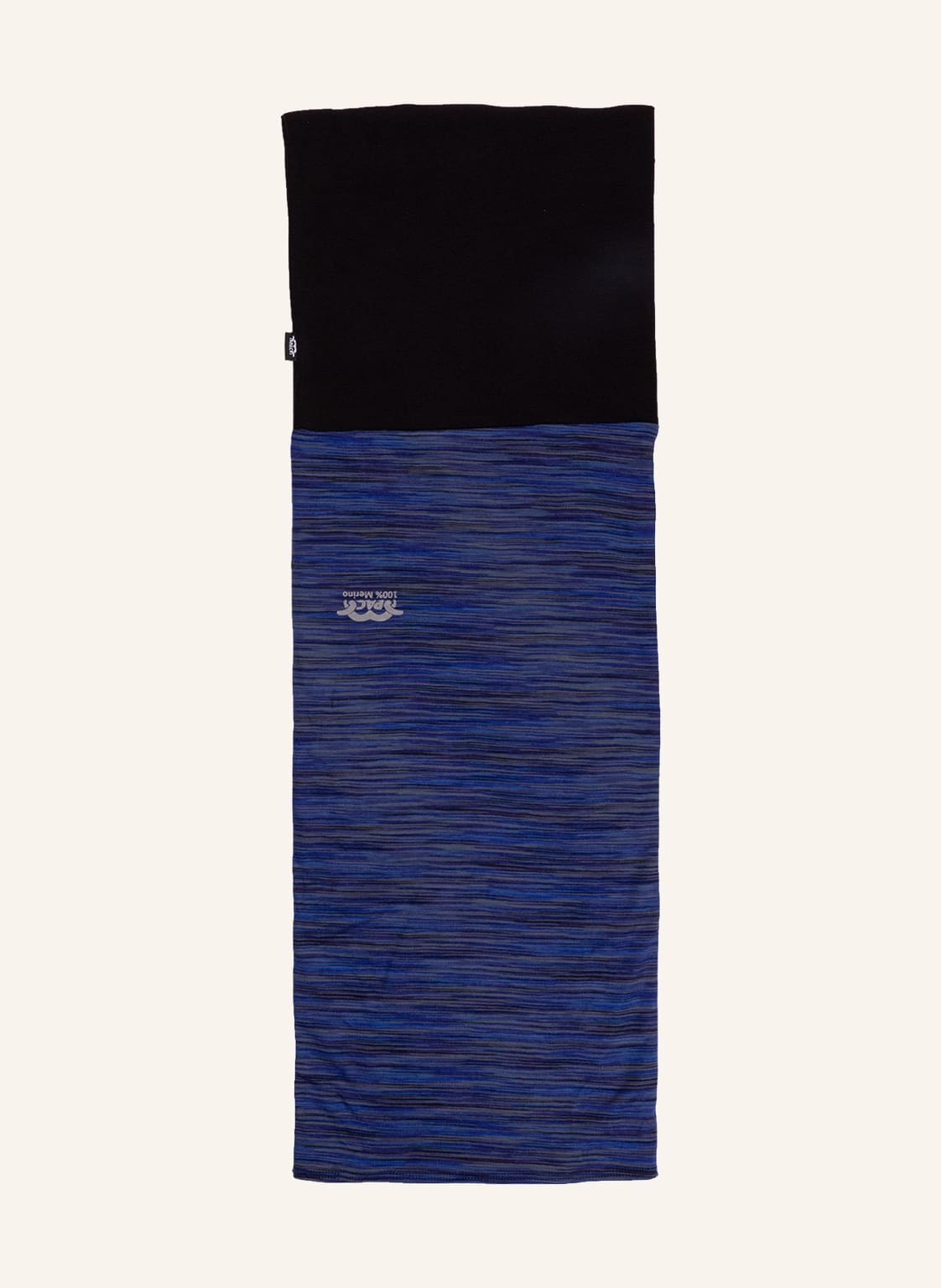 Image of P.A.C. Multifunktionstuch Merino Fleece Aus Merinowolle blau