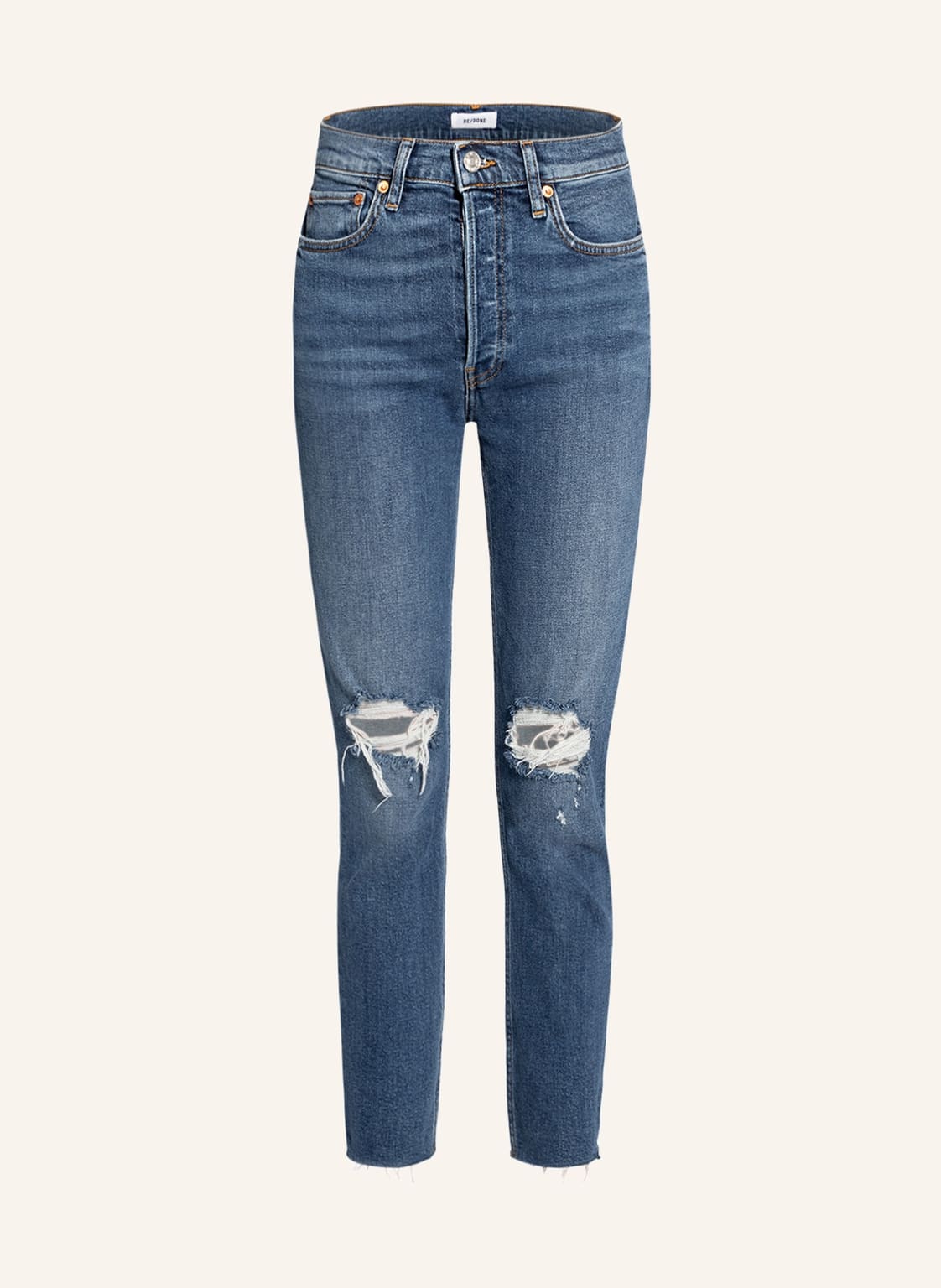 Image of Re/Done 7/8-Jeans blau