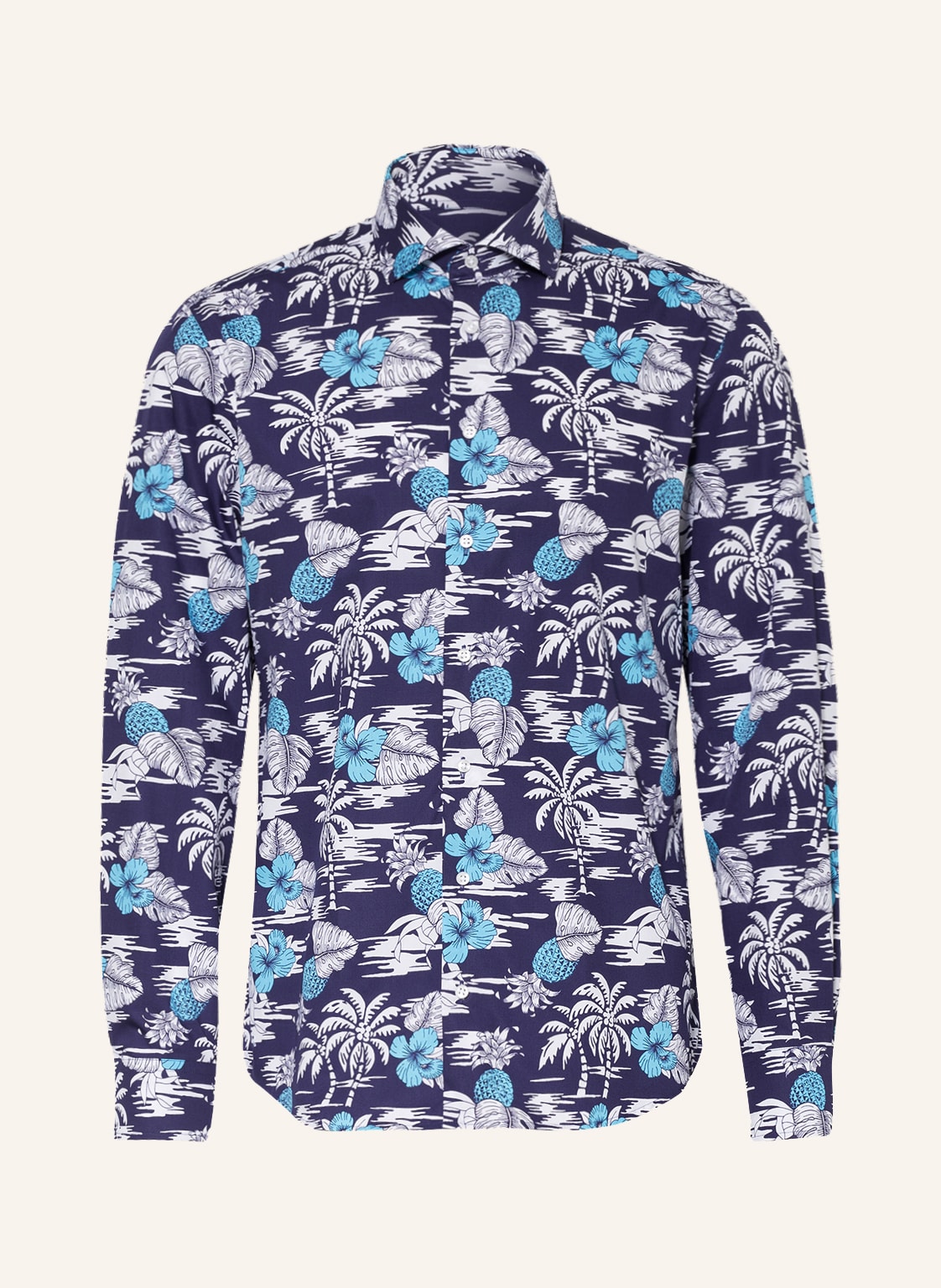 Image of Strokesman's Hemd Comfort Fit blau