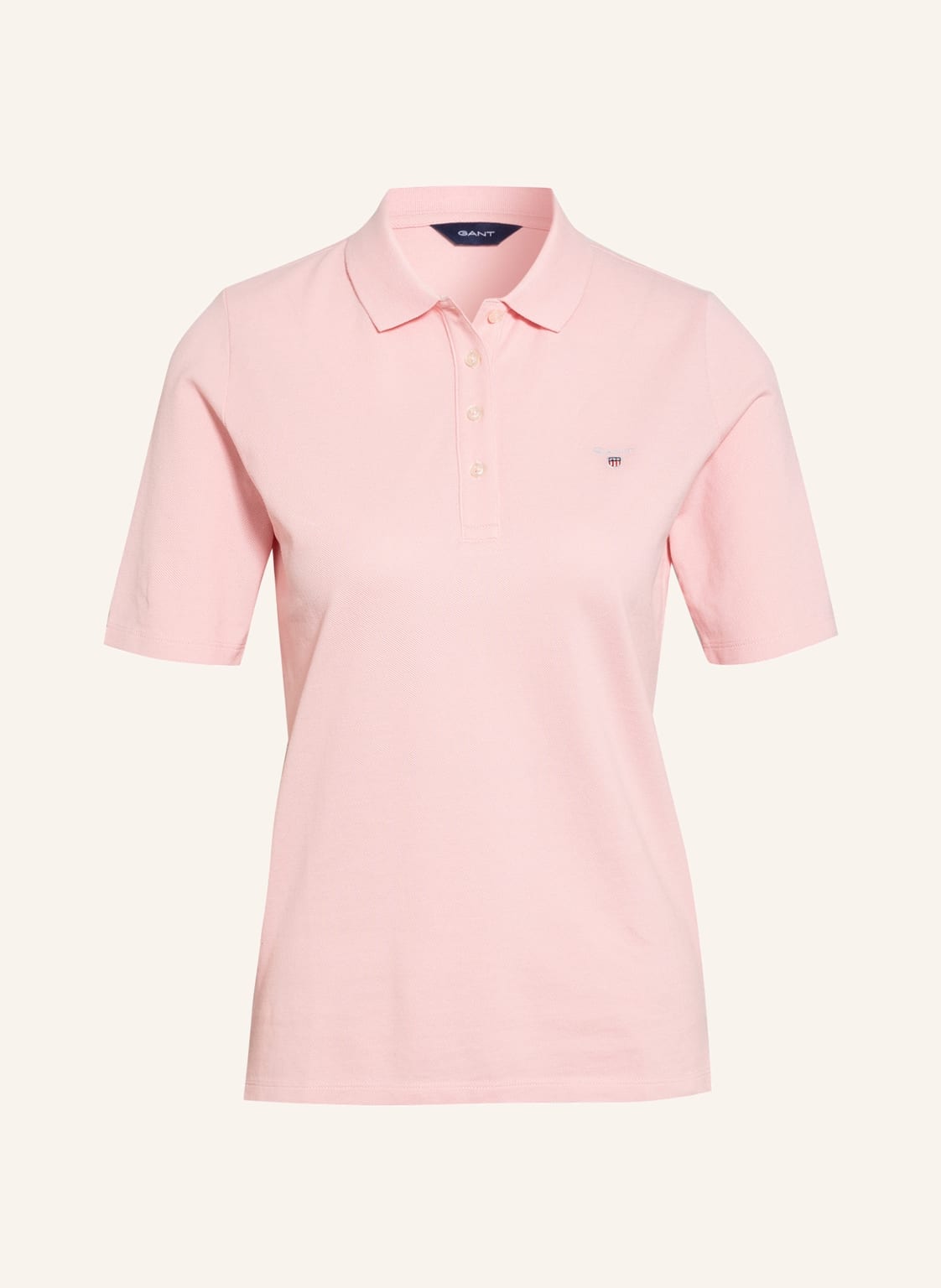 Image of Gant Piqué-Poloshirt rosa