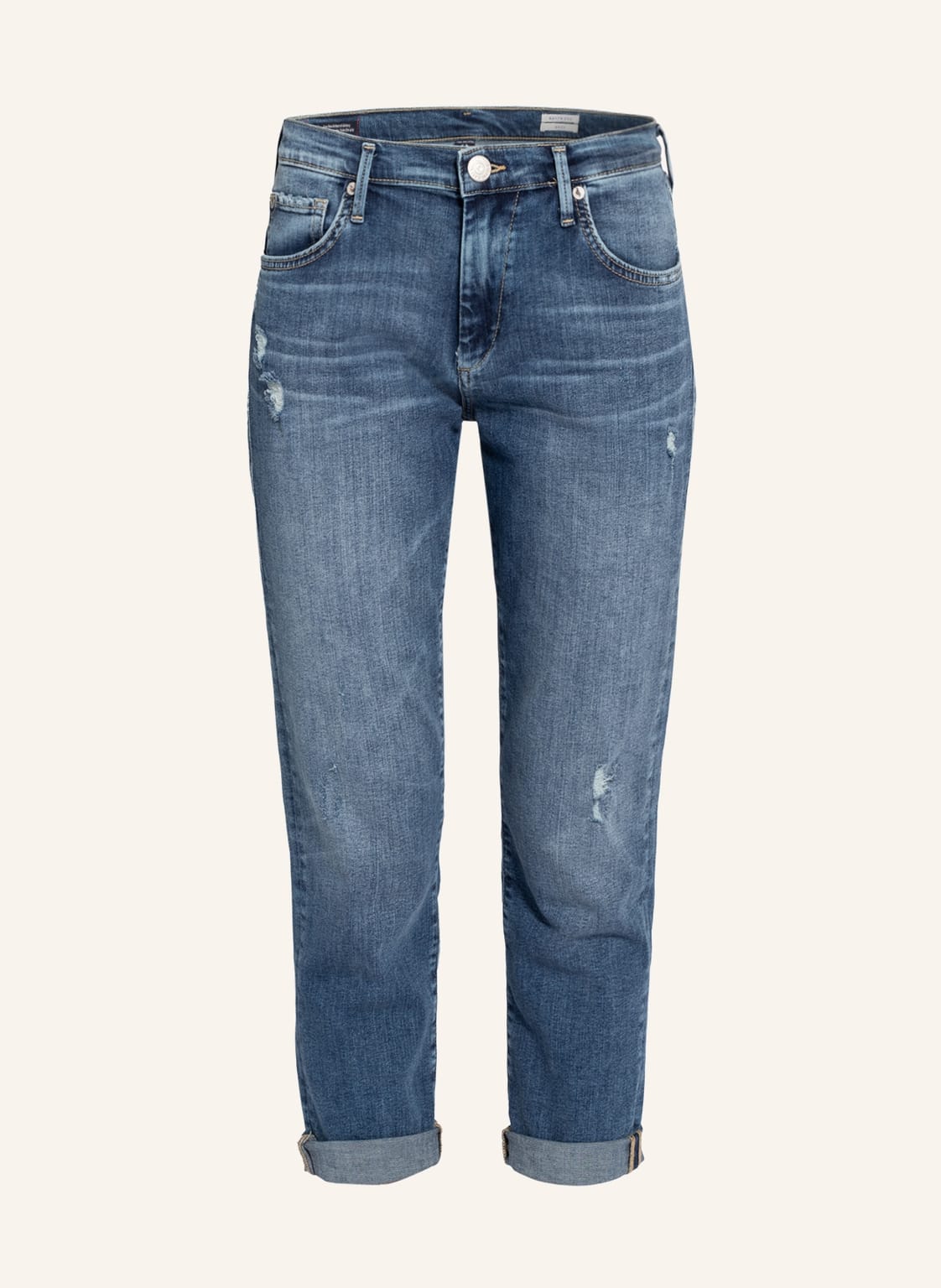 Image of True Religion Boyfriend-Jeans blau