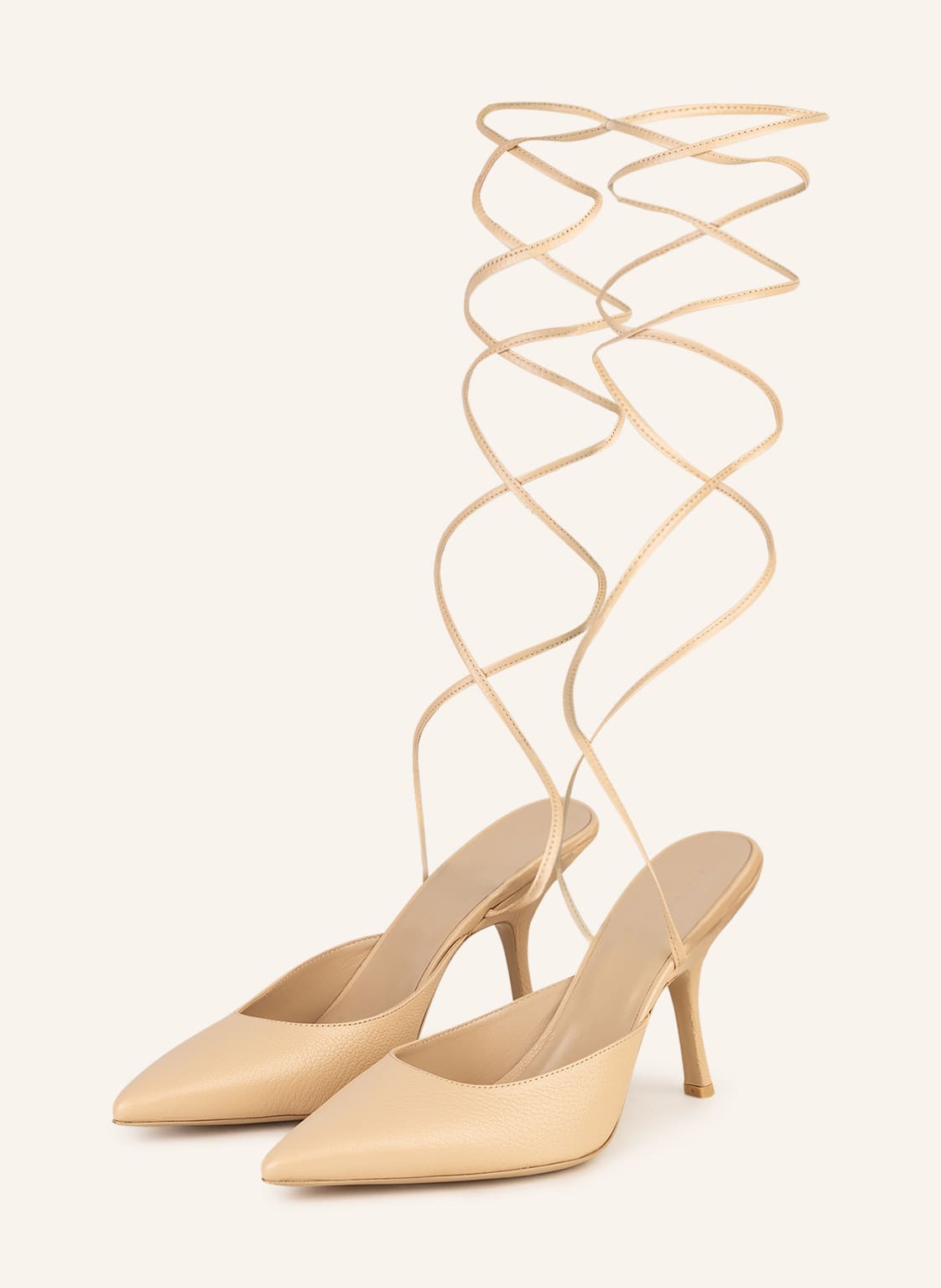 Image of By Far Pumps Jen beige