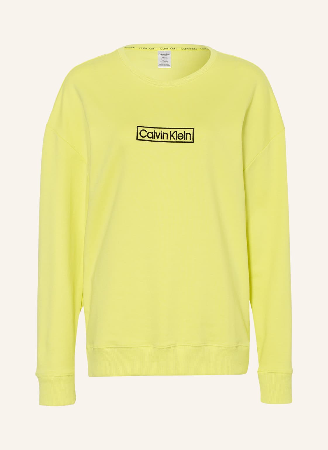 Image of Calvin Klein Lounge-Shirt Reimagined Heritage gelb