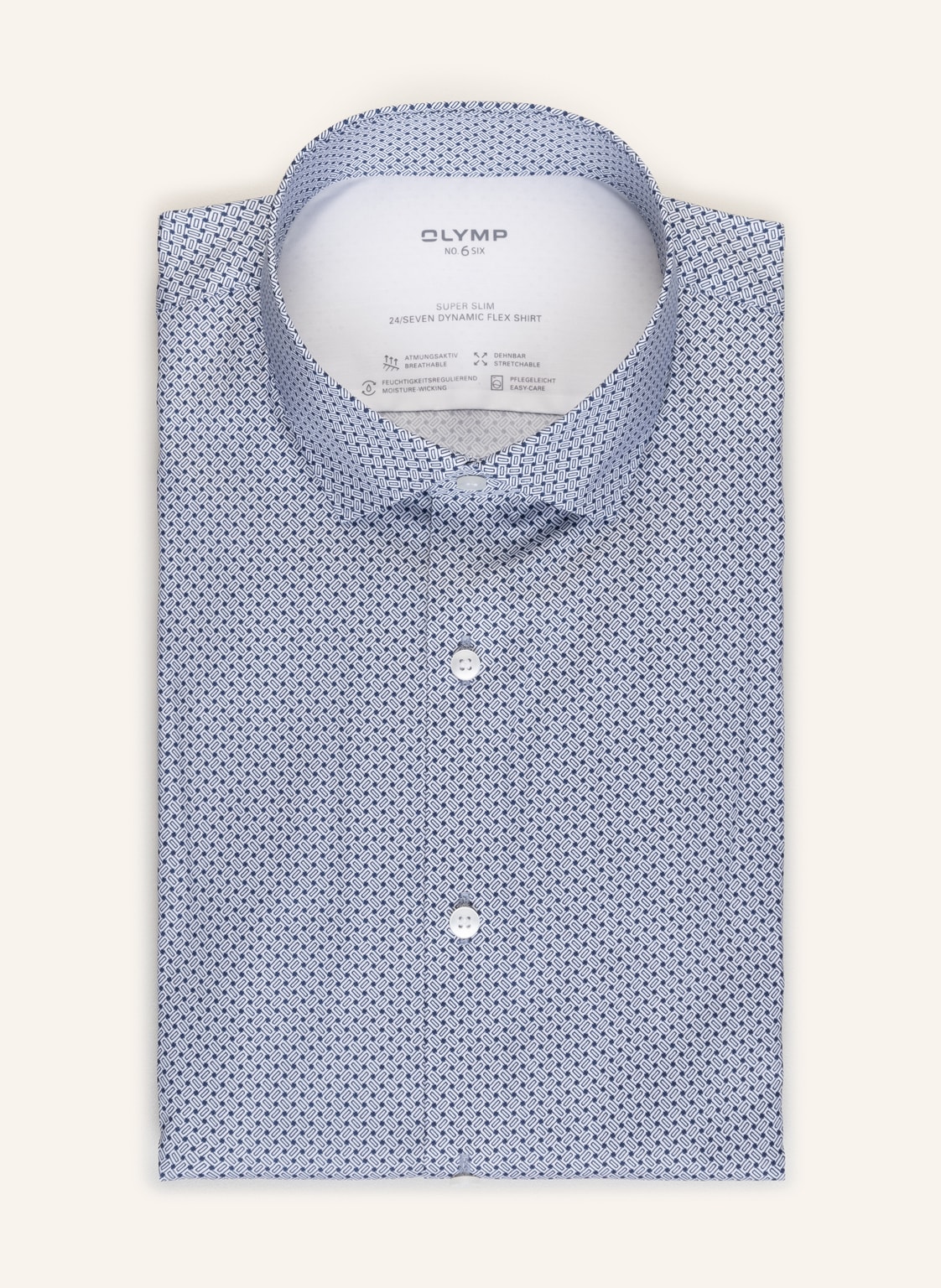 Image of Olymp Hemd No. Six 24/Seven Super Slim blau