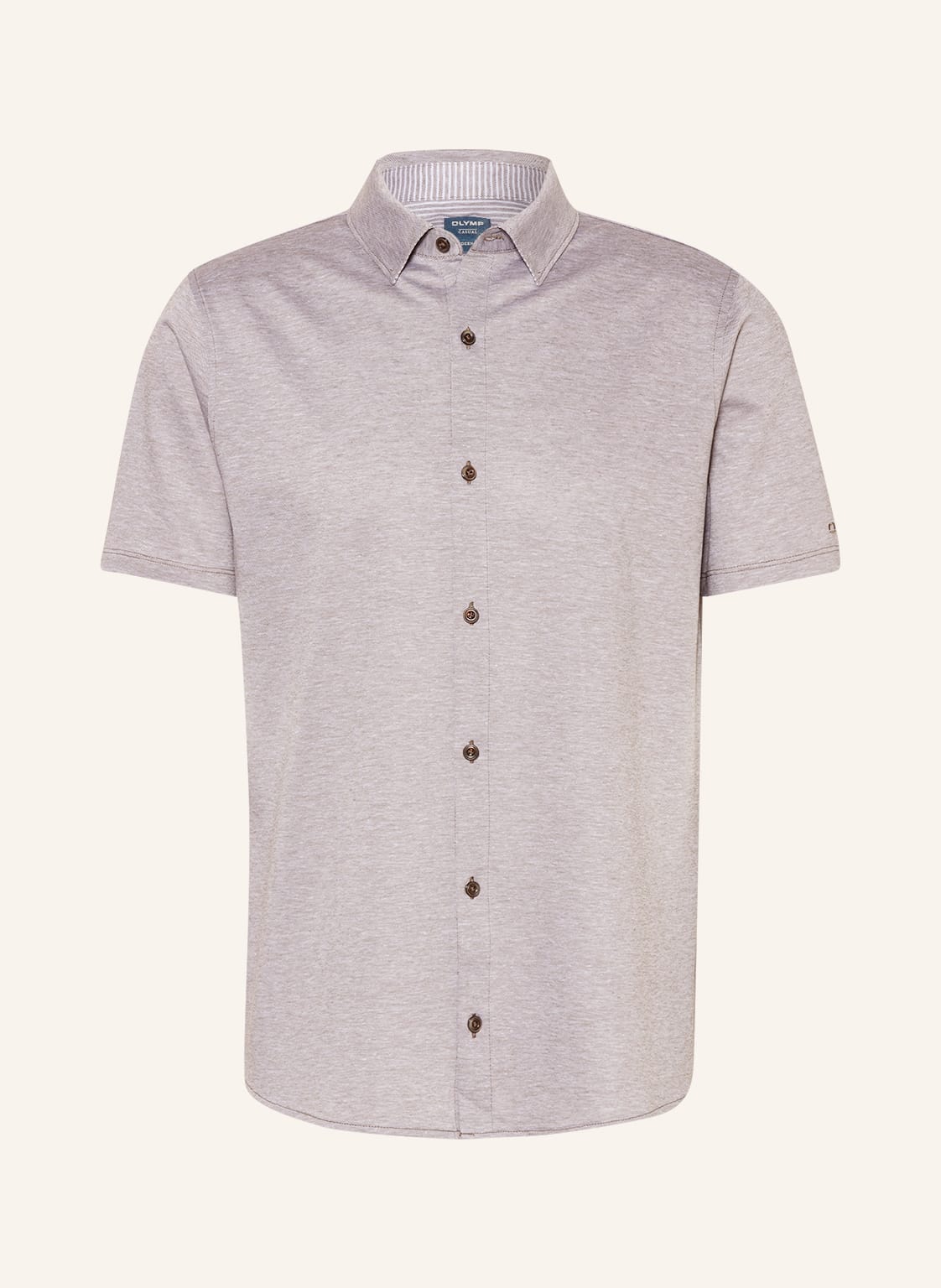 Image of Olymp Kurzarmhemd Modern Fit gruen