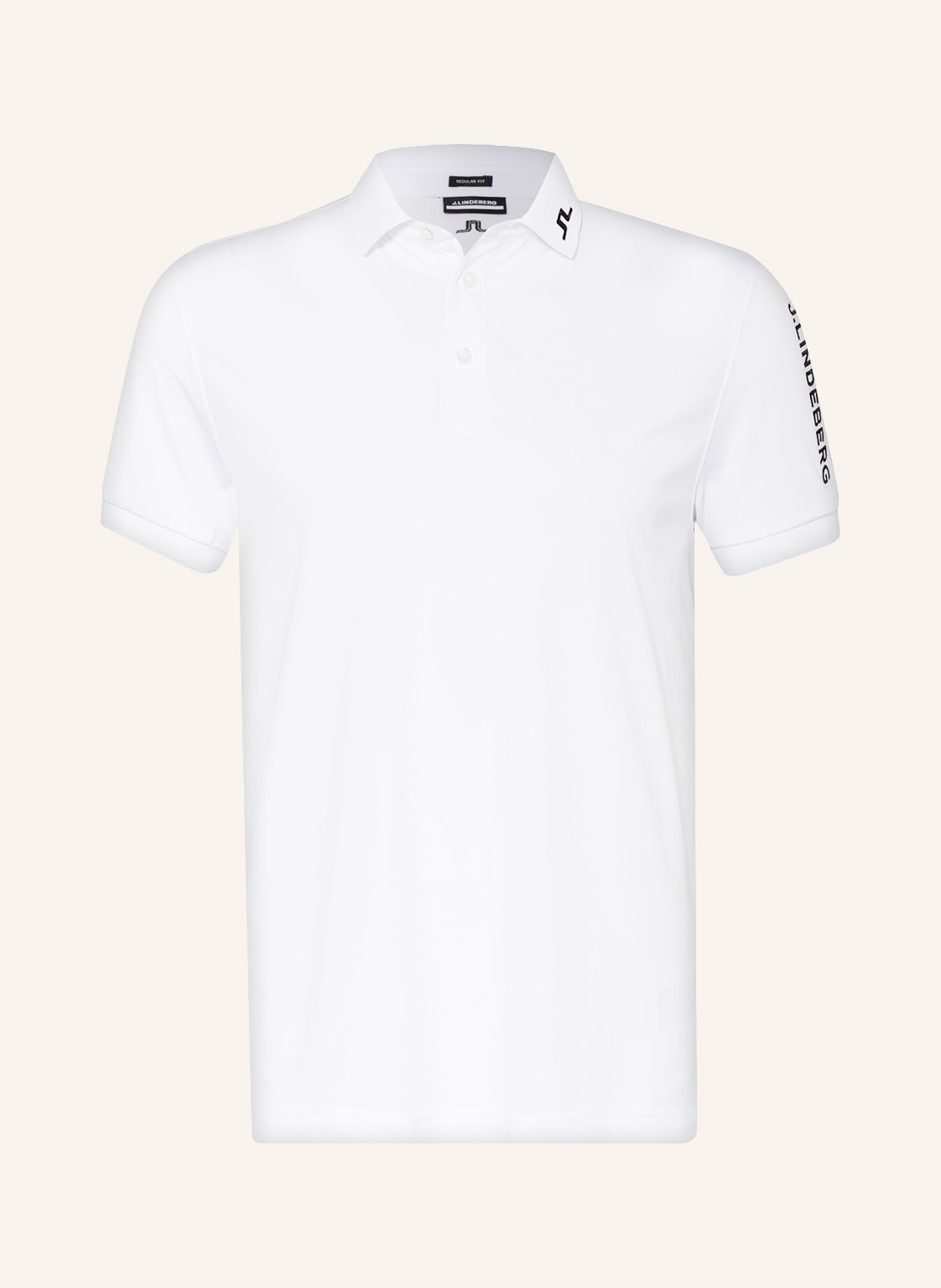 Image of J.Lindeberg Funktions-Poloshirt weiss