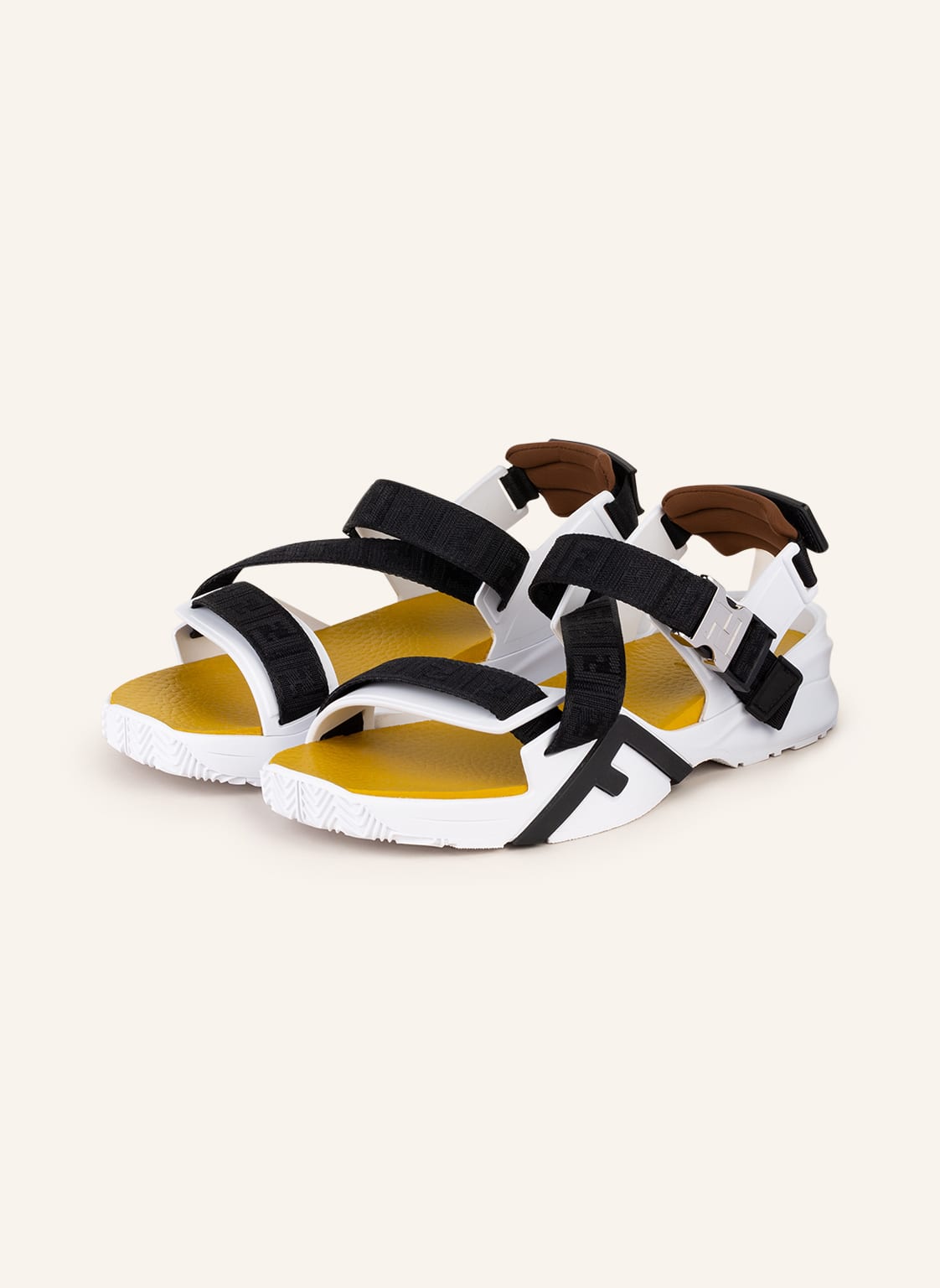 Image of Fendi Sandalen Nastro schwarz