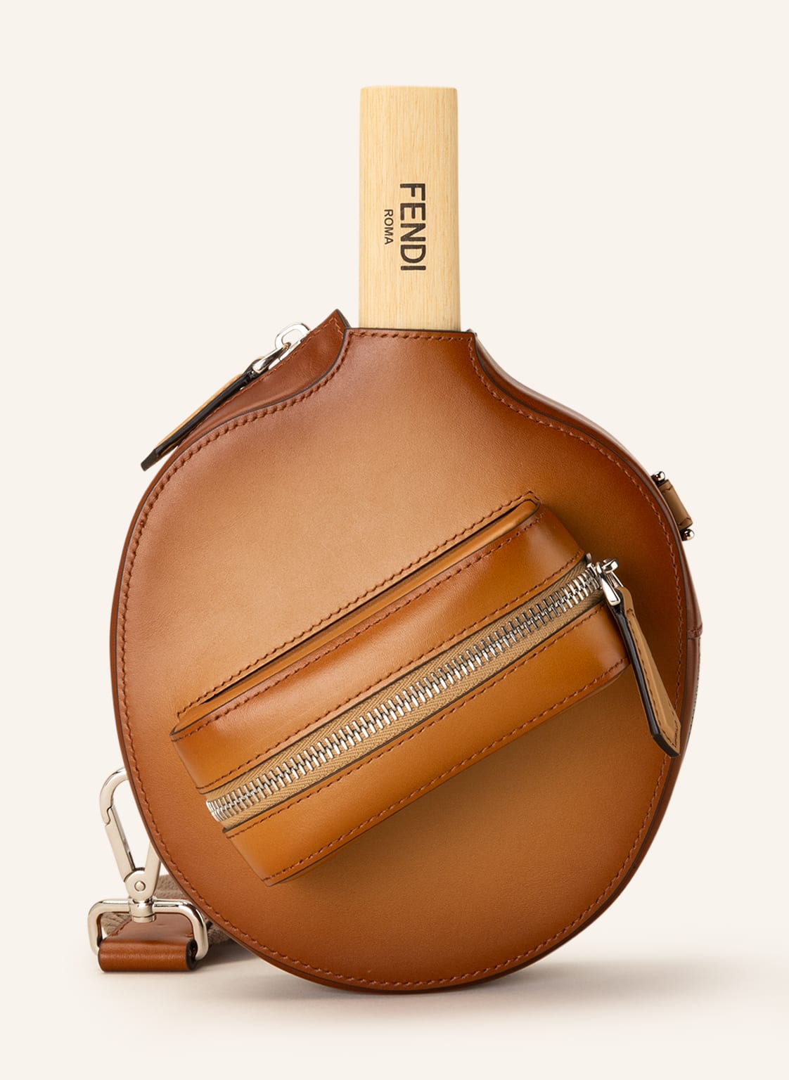 Image of Fendi Tischtennisschläger-Etui braun
