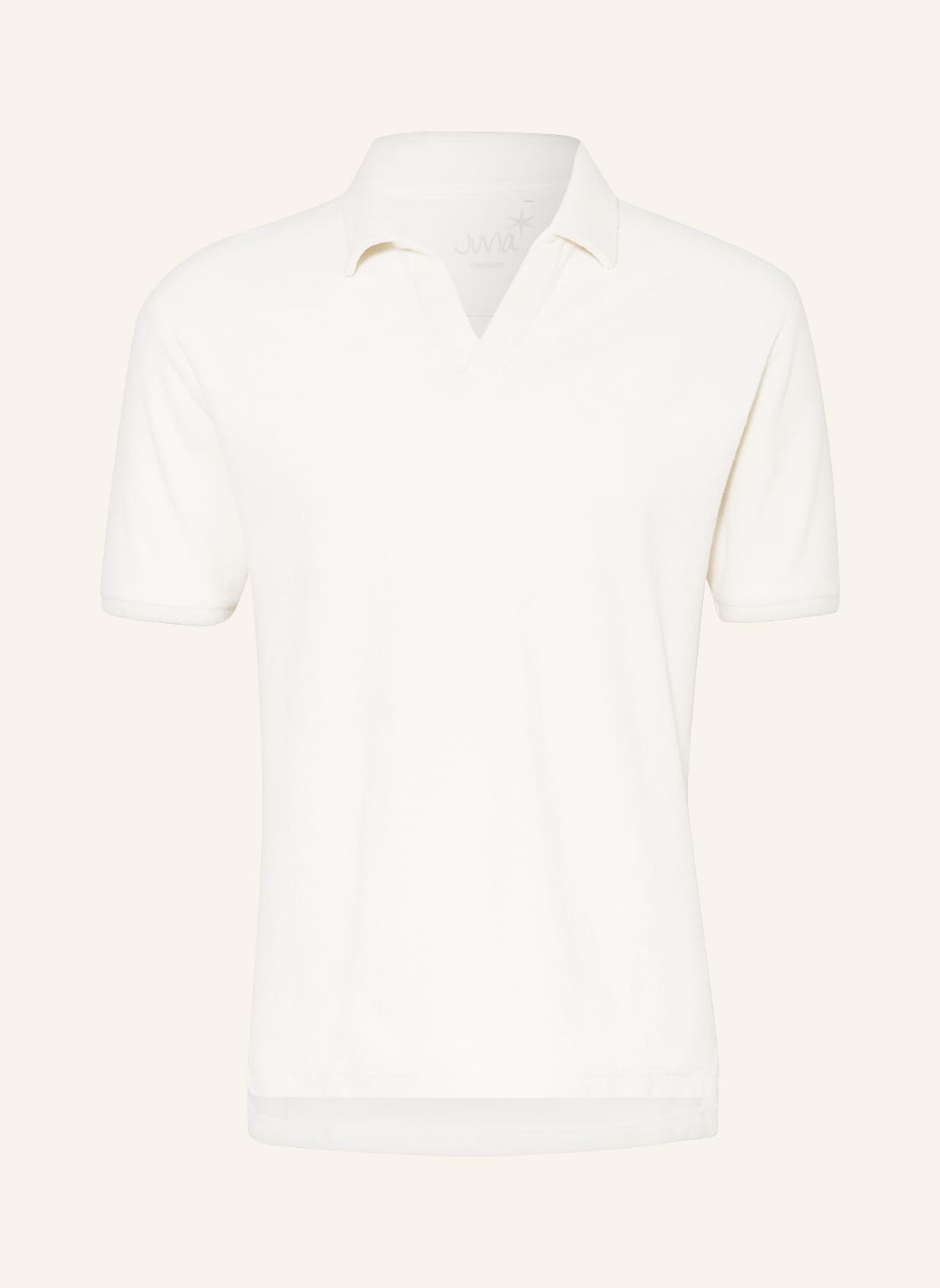 Image of Juvia Frottee-Poloshirt gelb