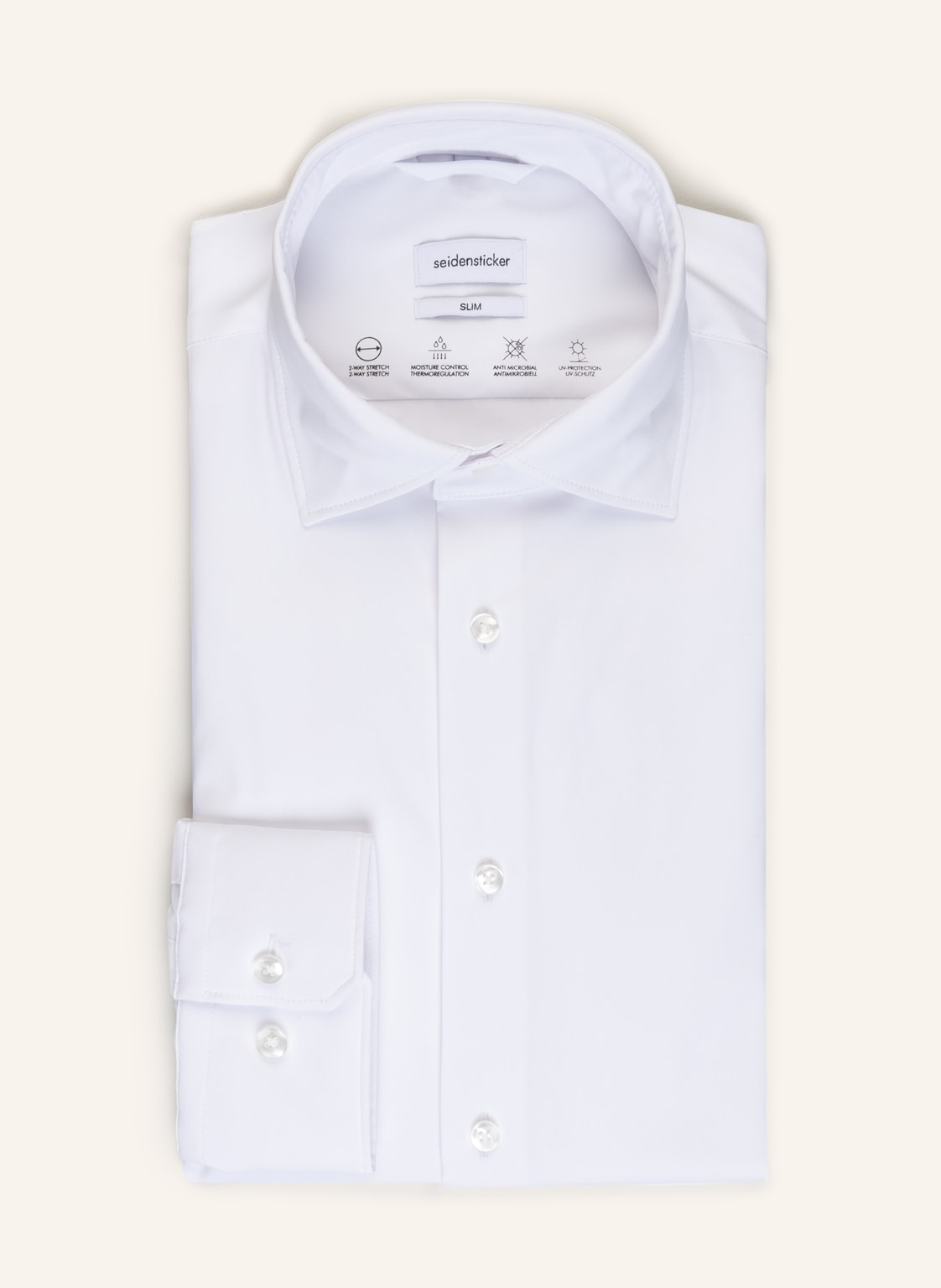Image of Seidensticker Performancehemd Slim Fit weiss
