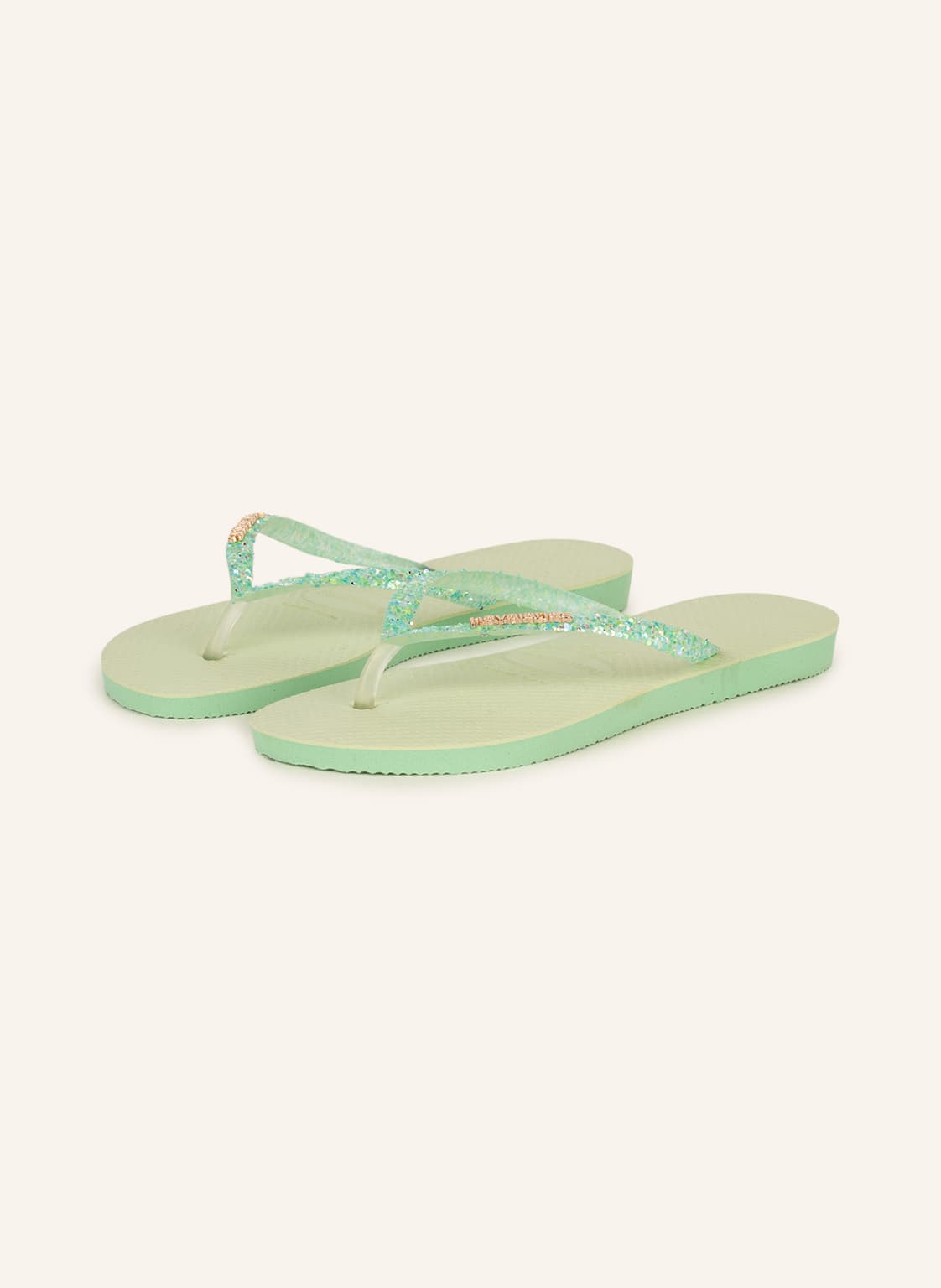 Image of Havaianas Zehentrenner Glitter Flourish gruen