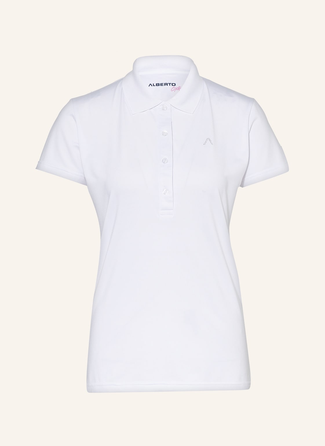 Image of Alberto Funktions-Poloshirt Eva weiss