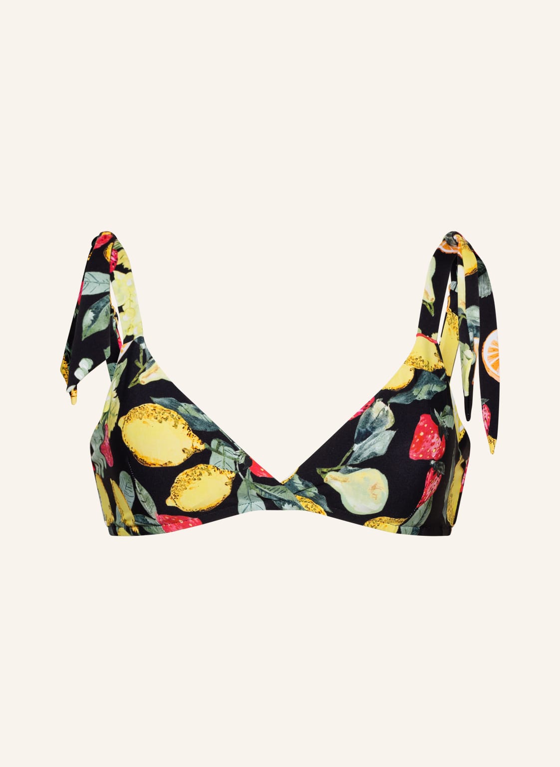 Image of Seafolly Bralette-Bikini-Top Lemoncello schwarz