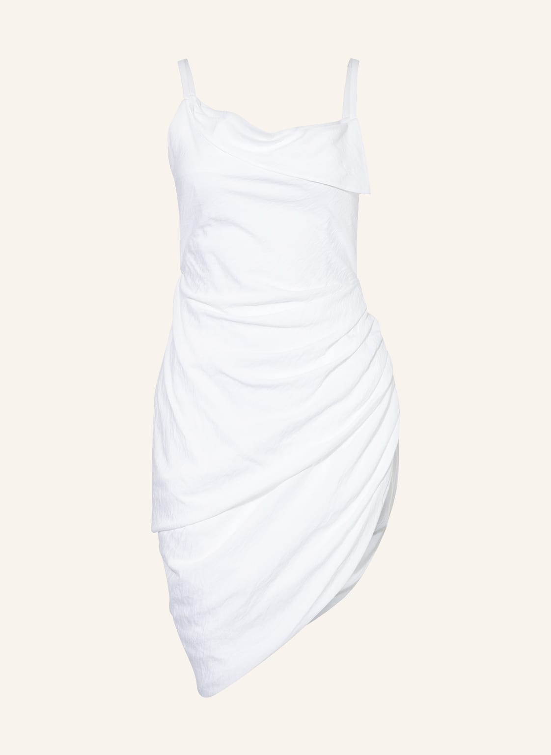 Image of Jacquemus Kleid La Robe Saudade weiss