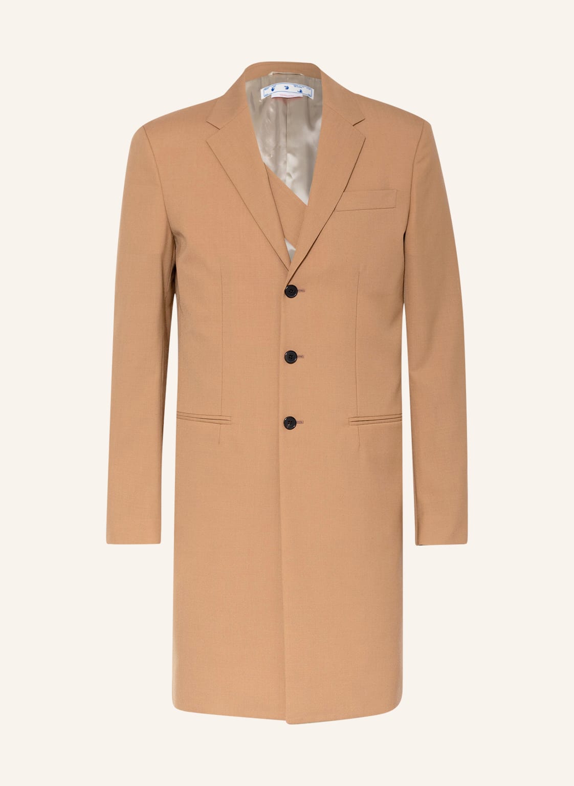 Image of Off-White Mantel braun