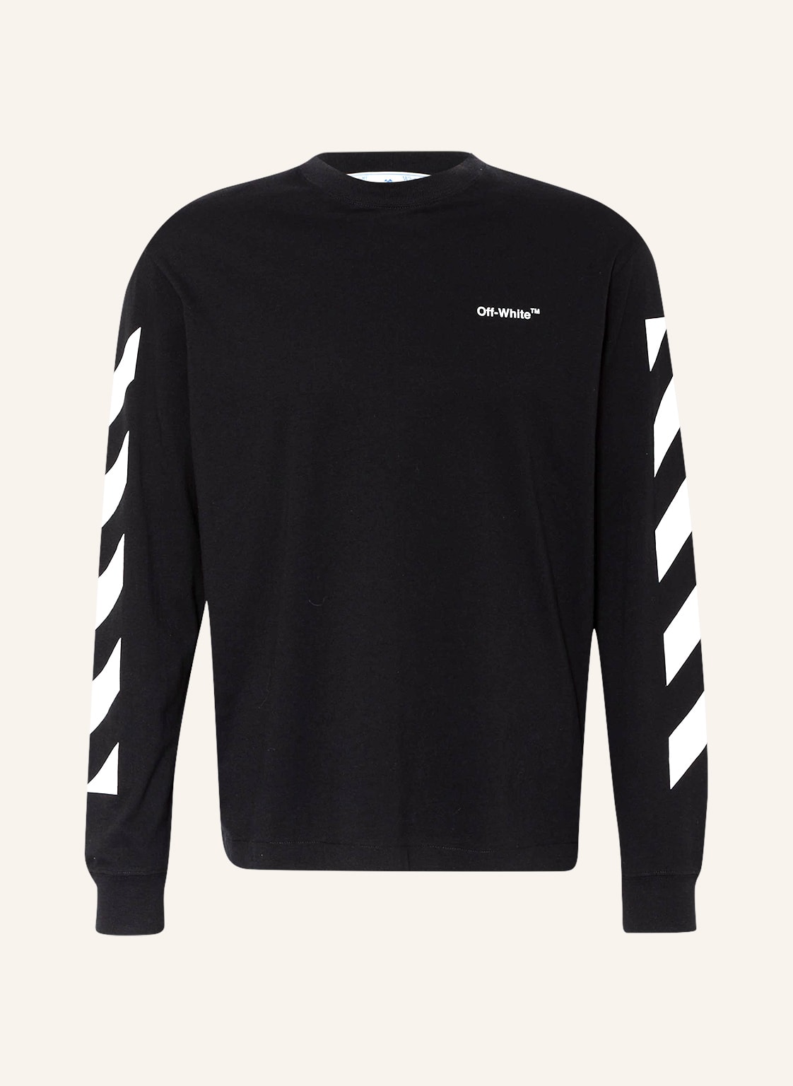 Image of Off-White Longsleeve schwarz