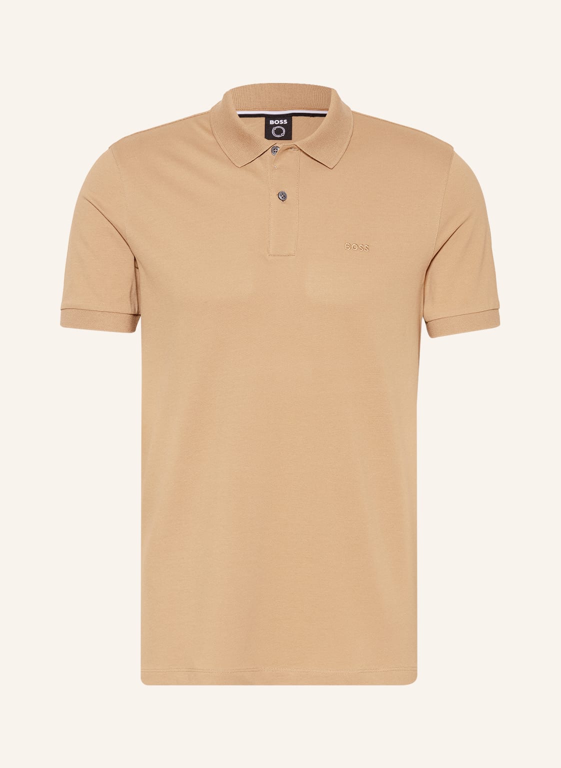 Image of Boss Piqué-Poloshirt Pallas Regular Fit beige