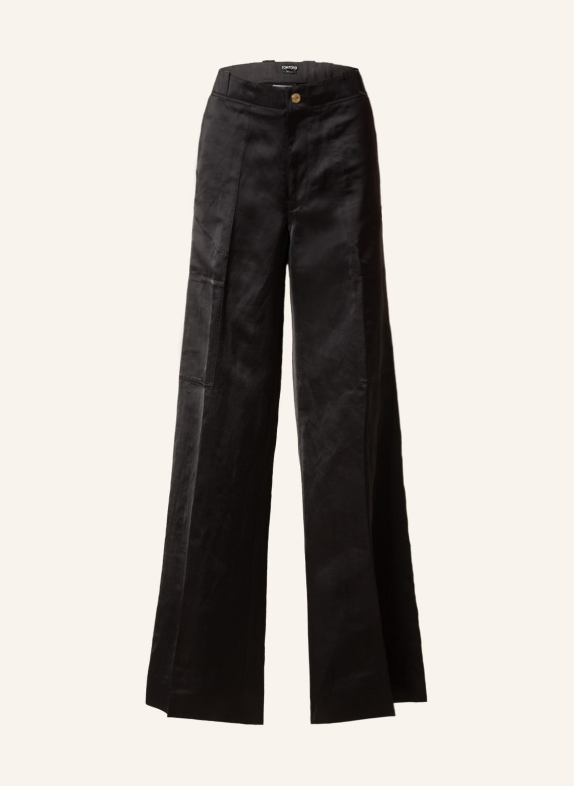 Image of Tom Ford Hose Mit Leinen schwarz
