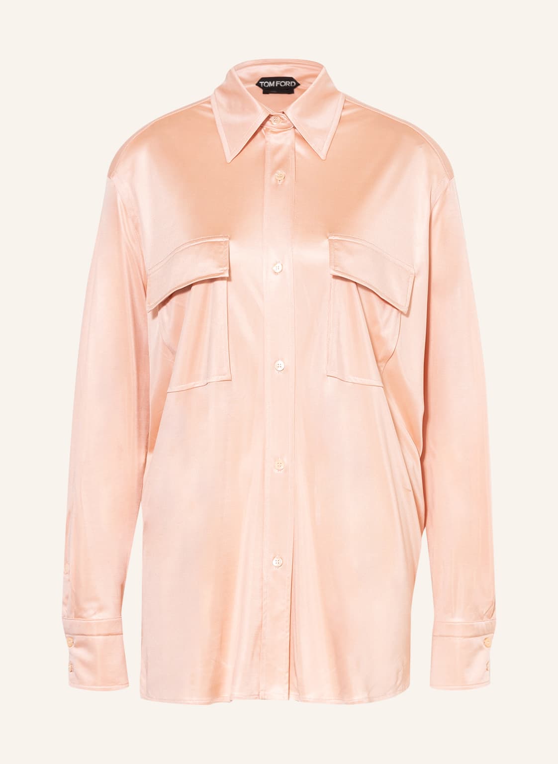 Image of Tom Ford Hemdbluse Aus Jersey rosa