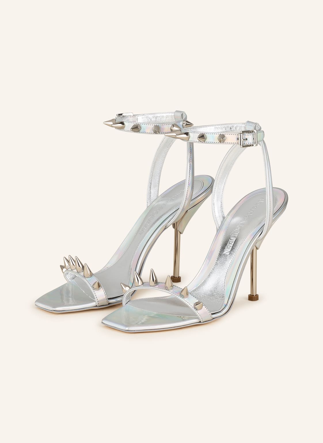 Image of Alexander Mcqueen Sandaletten silber